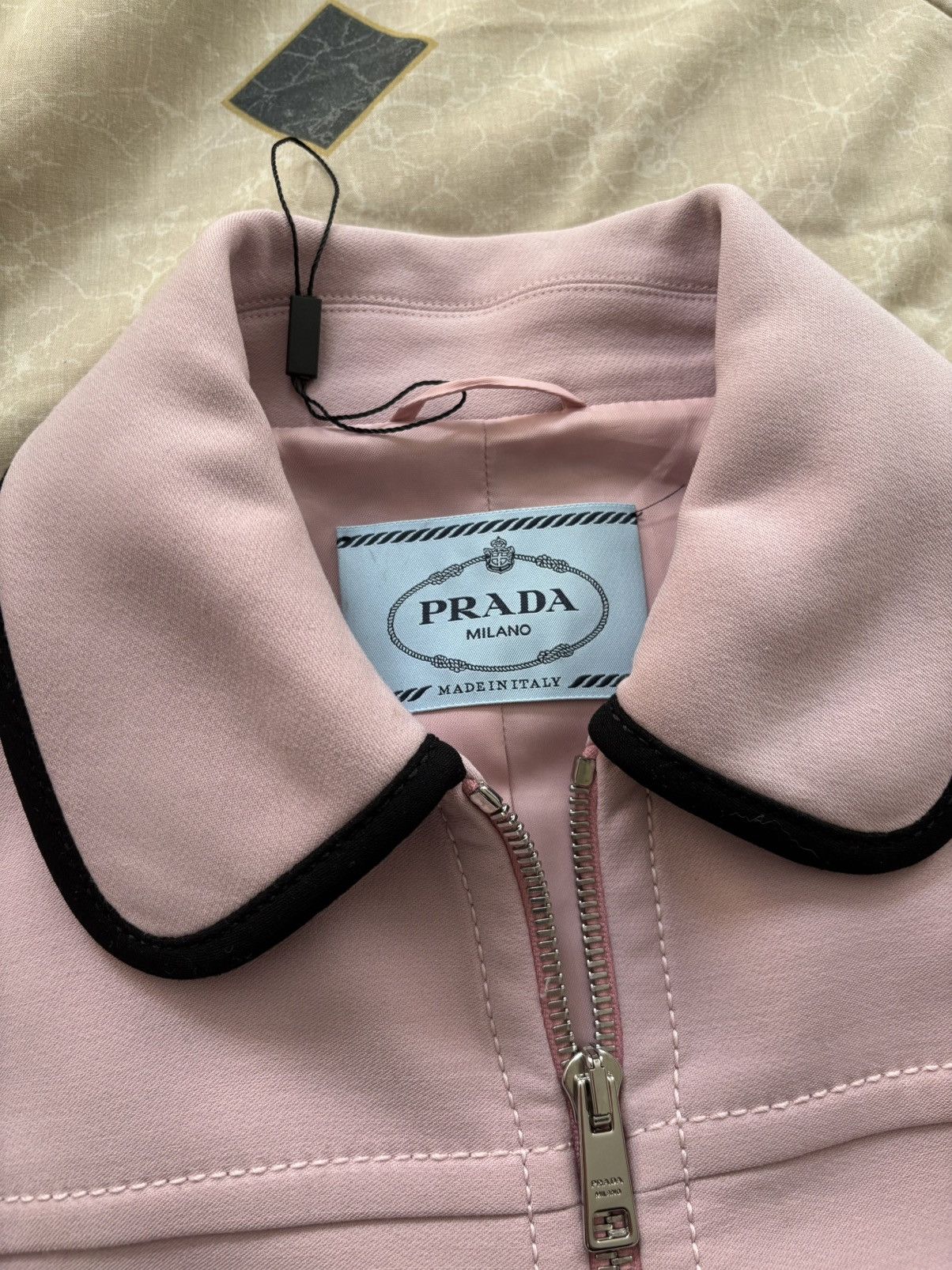 Prada Prada Pink Wool Dress Coat Jacket Women's Size 42/Medium Size M / US 6-8 / IT 42-44 - 3 Thumbnail