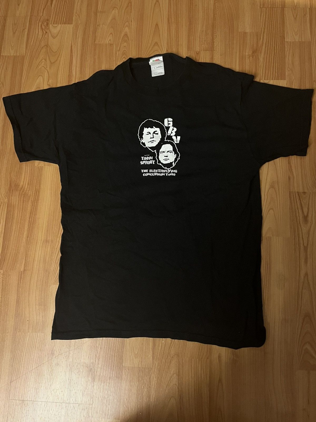 Vintage Rare Guided by Voices/Tobin Sprout Tour Shirt L