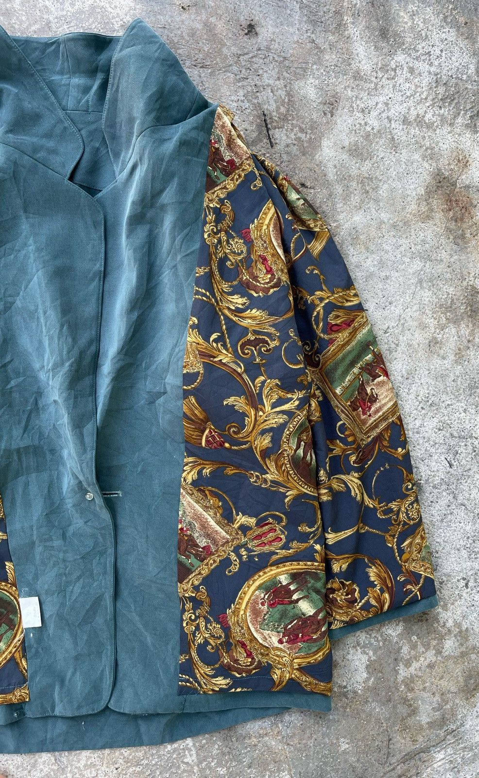 Camel × Vintage 🔥Vintage Camel "Art" Single Button Jacket Hermes Style Size L / US 10 / IT 46 - 8 Thumbnail