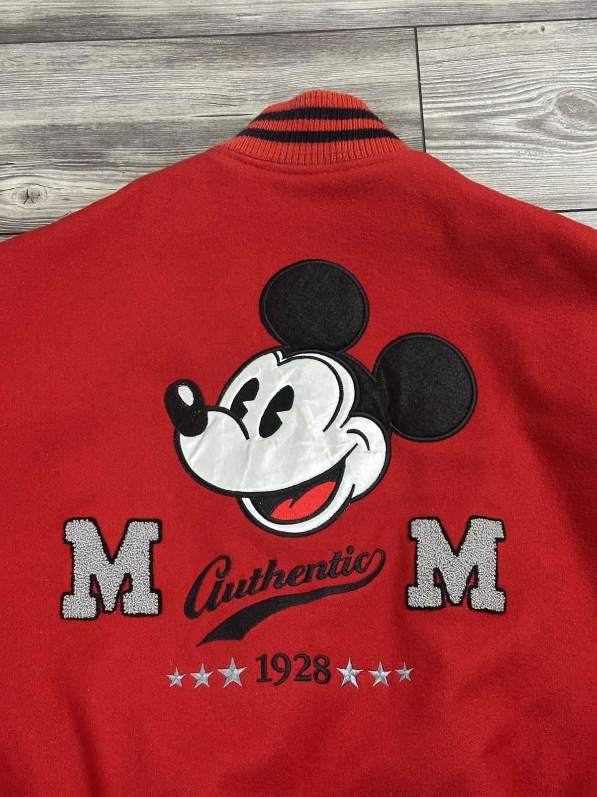 Disney Vintage 90’s Mickey Mouse Library Bound Varsity Jacket Size US L / EU 52-54 / 3 - 4 Thumbnail