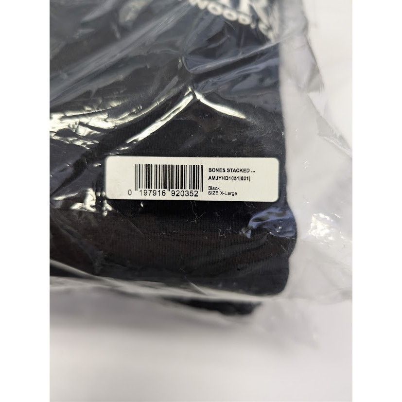 Amiri o1rshd1 Q:3 / Bones Stacked Hoodie in Black Size US XL / EU 56 / 4 - 20 Thumbnail
