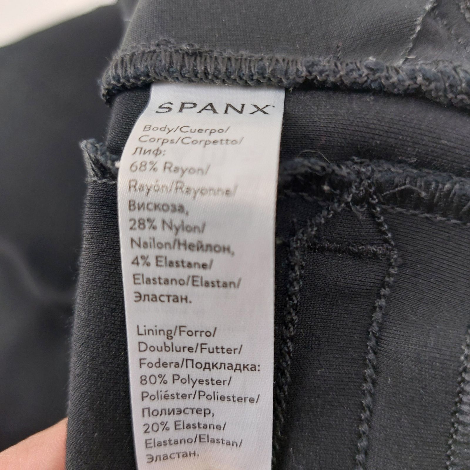 Spanx Spanx Black Pants Women Petite XS Black Activewear Leggings Size 25" / US 0 / IT 36 - 19 Thumbnail