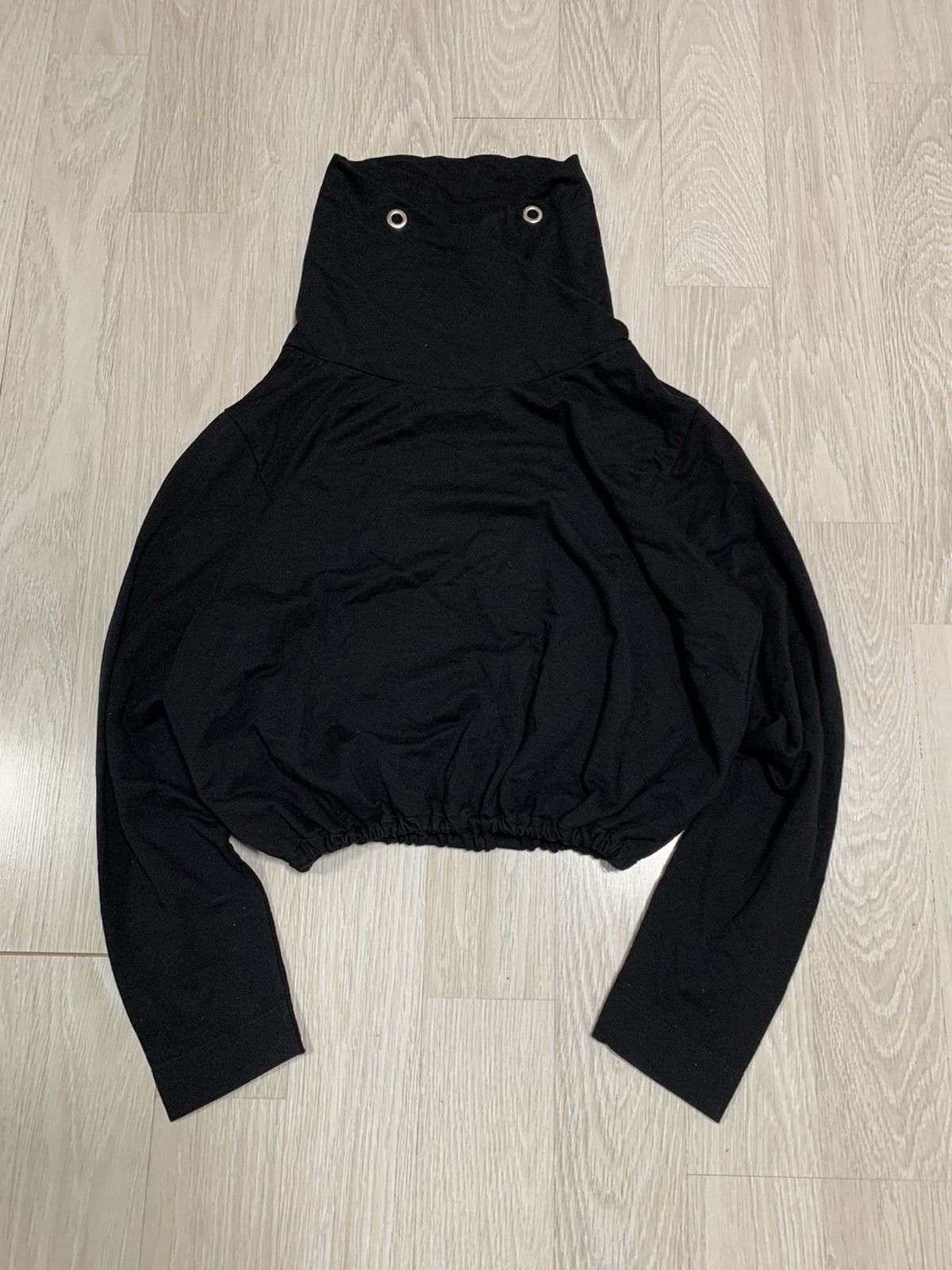 If Six Was Nine × Vintage Avantgarde cropped longsleeve , japan , vintage Size L / US 10 / IT 46 - 4 Thumbnail