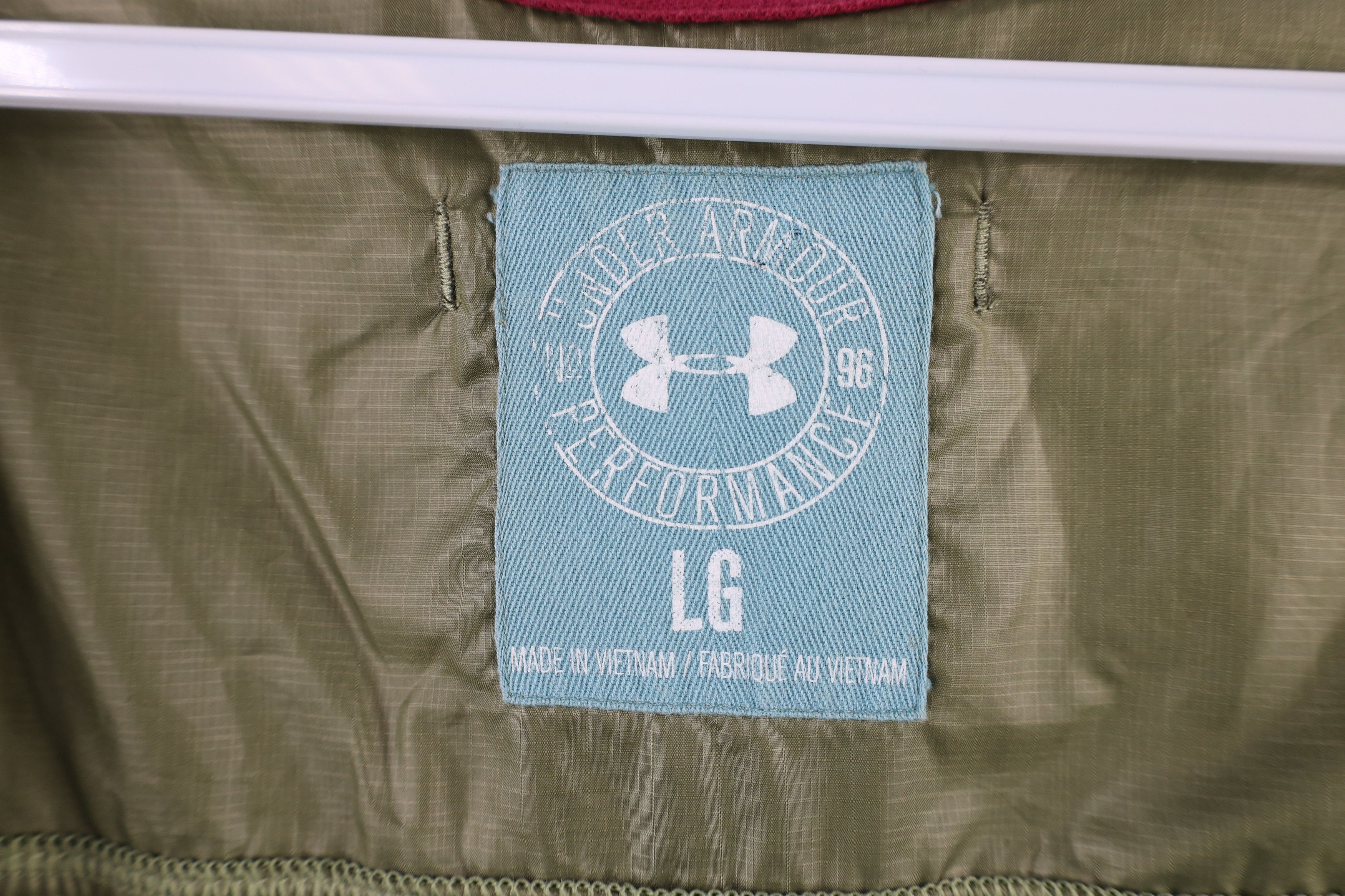 Under Armour × Vintage Under Armour Ripstop Military Style Hooded Rain Jacket Size L / US 10 / IT 46 - 9 Thumbnail
