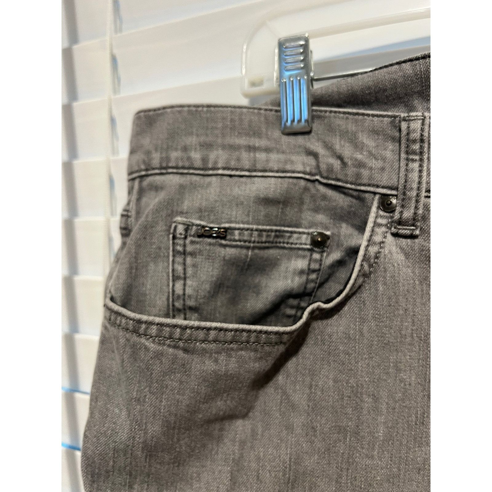 Joe's JOE'S Jeans Men's Rebel Fit Gray Wash Denim Pants Casual 38x Size US 38 / EU 54 - 3 Thumbnail