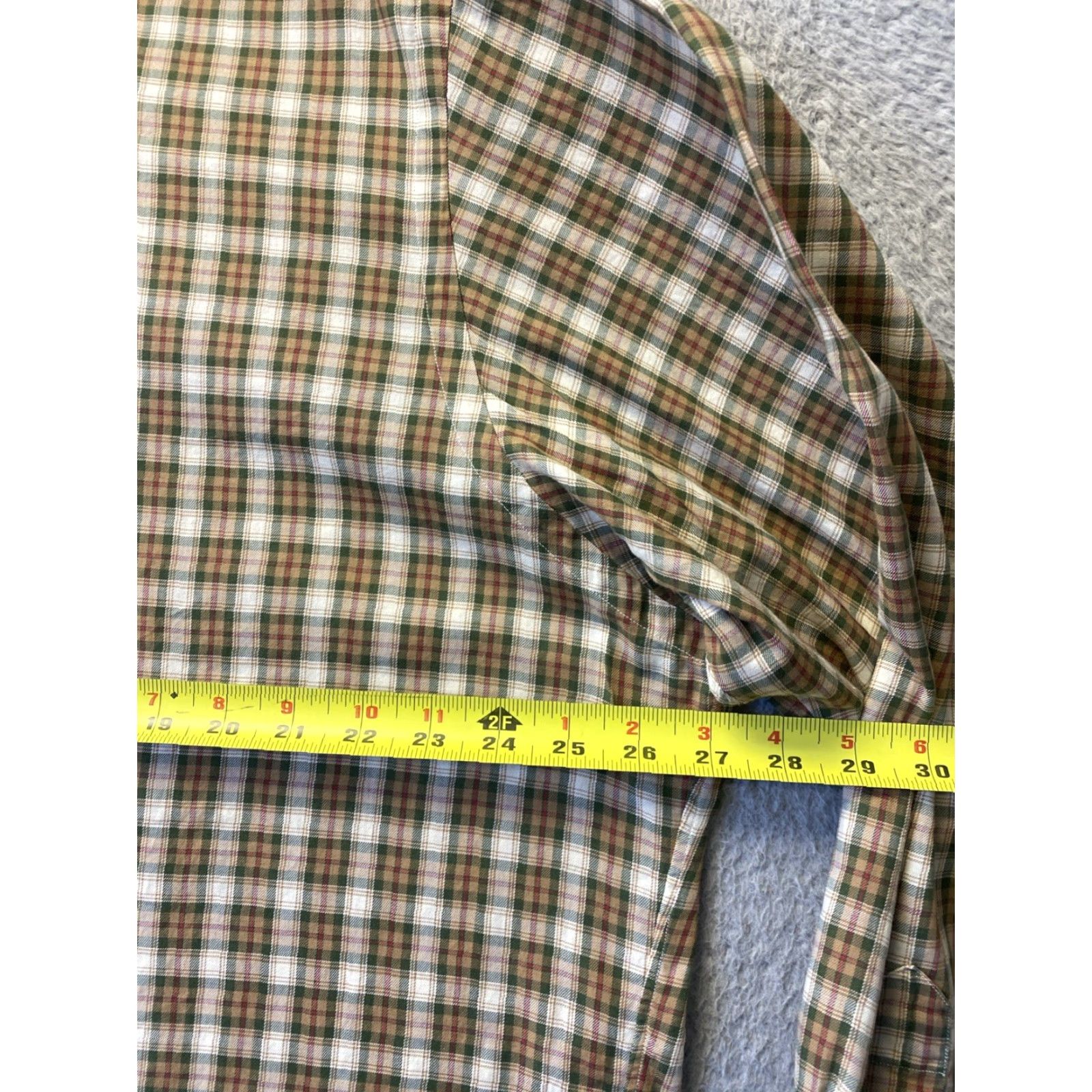 Polo Ralph Lauren POLO RALPH LAUREN Shirt Mens Classic Button-Down Long Sleeve Plaid Multicolor Light 18 36/37 Slimming Casual All Seasons Polo Pony Logo Button-Up Size US XXL / EU 58 / 5 - 6 Thumbnail