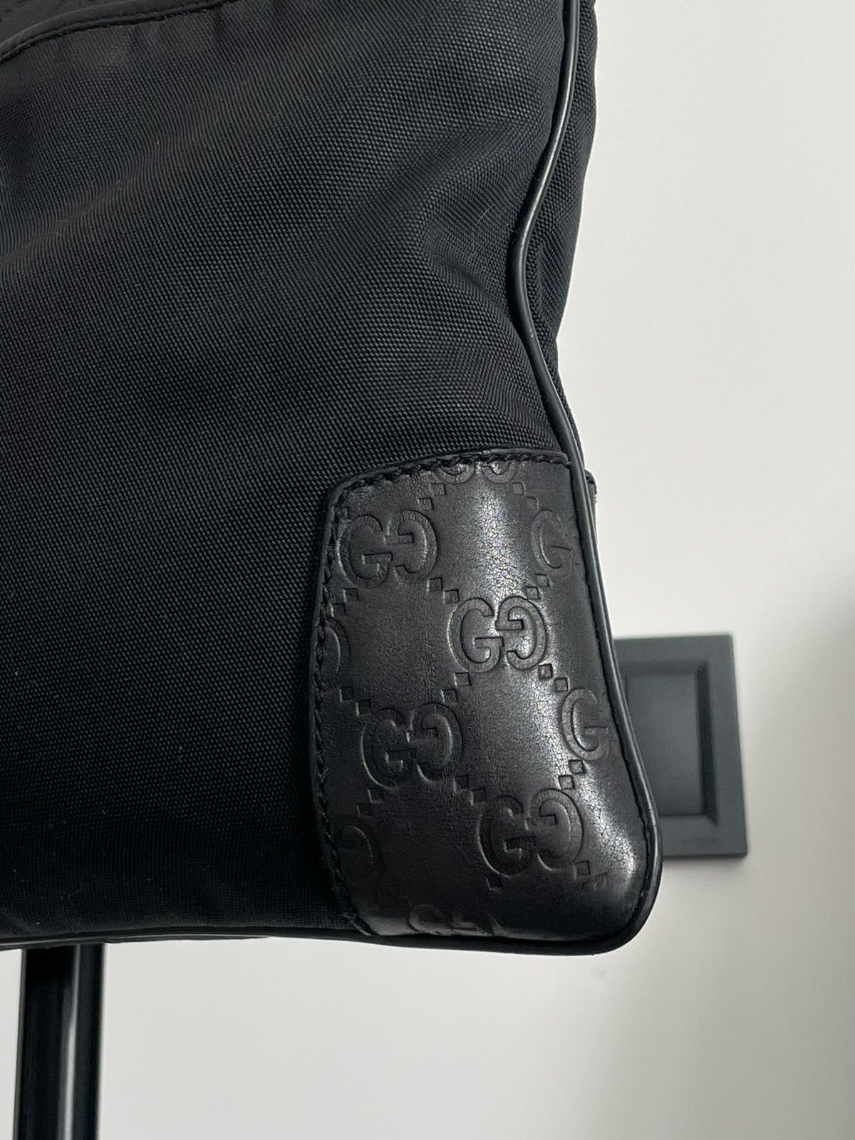 Gucci Gucci Guccissima Messenger Bag Black Monogram Size ONE SIZE - 8 Thumbnail