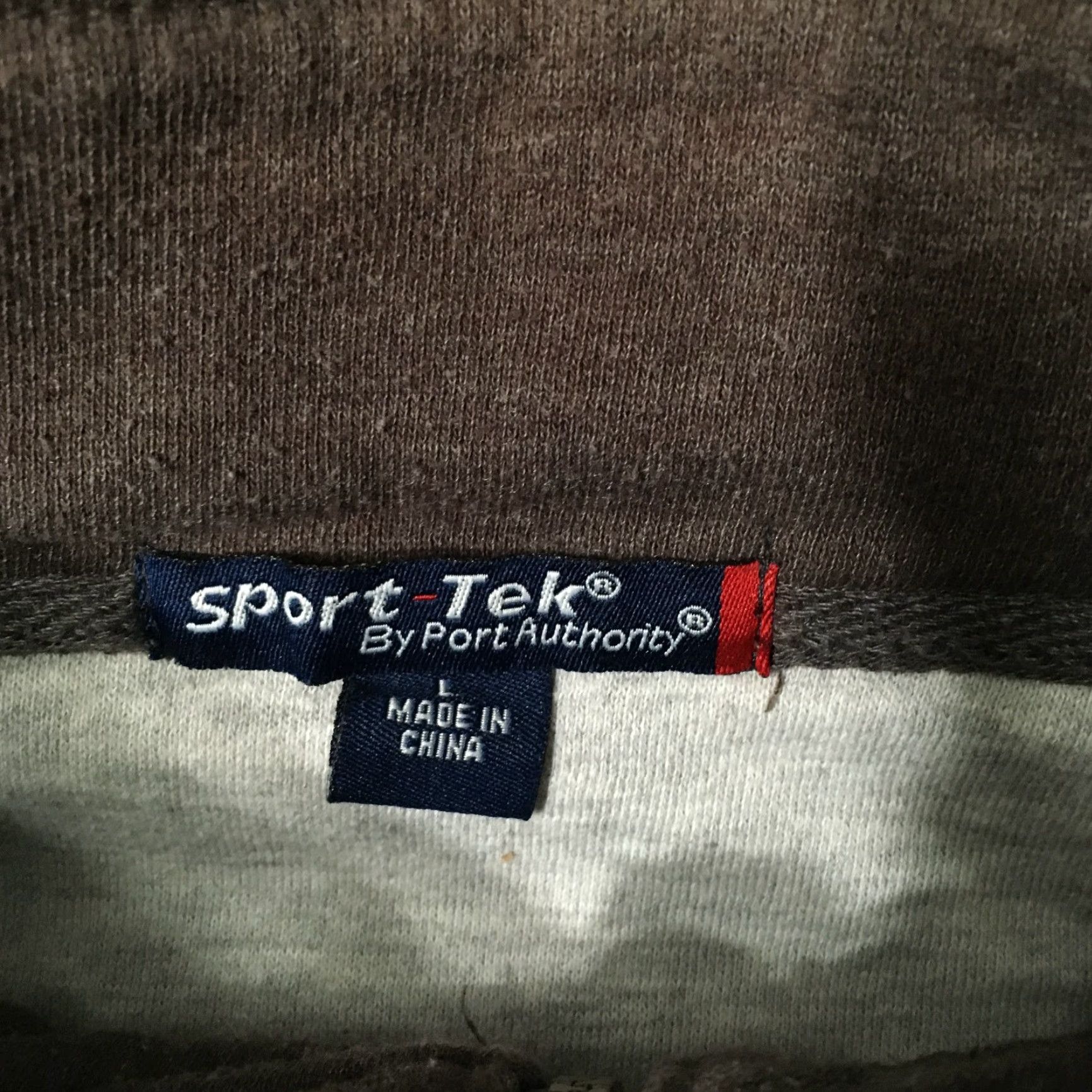 Logo 7 VINTAGE Sport-Tek Sweatshirt Mens Pullover 1/4 Zip Embroidered Logo Brown Brown Size US L / EU 52-54 / 3 - 3 Thumbnail