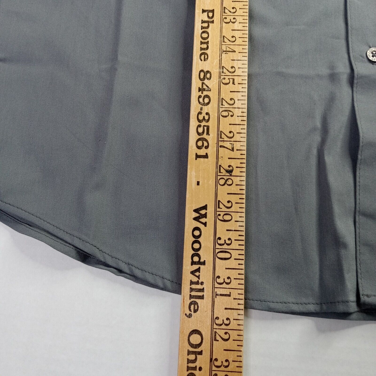 Wrangler Wrangler Shirt Men's L Gray Convertible Sleeves 2-Pockets Size US L / EU 52-54 / 3 - 7 Thumbnail