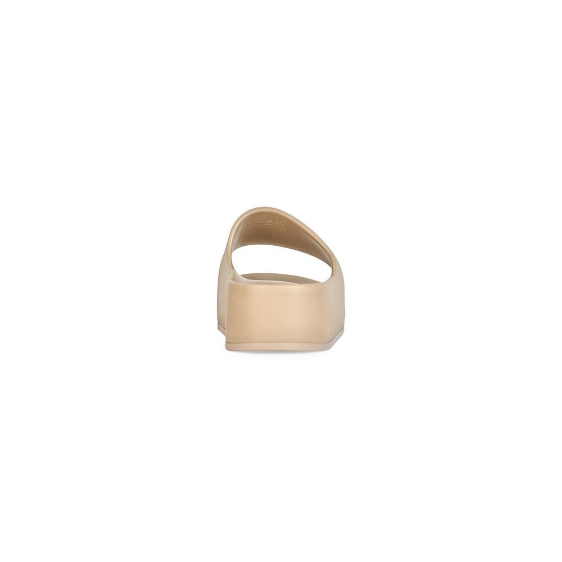 Balenciaga o1w1db10625 Chunky Slide Sandals in Beige Size US 11 / IT 41 - 4 Thumbnail