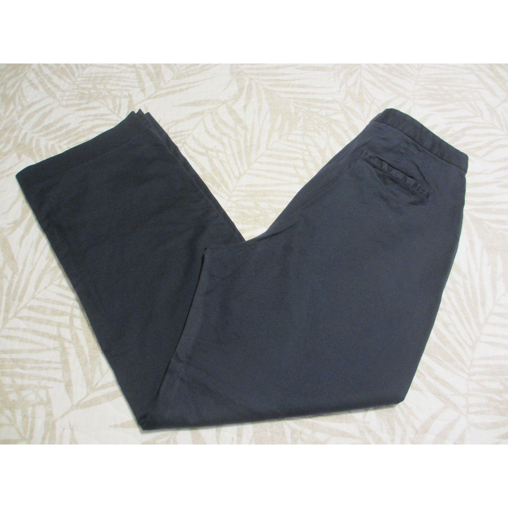 Banana Republic Banana Republic Womens Stretch Navy Trousers Size 10 Made In Size 32" / US 10 / IT 46 - 1 Thumbnail