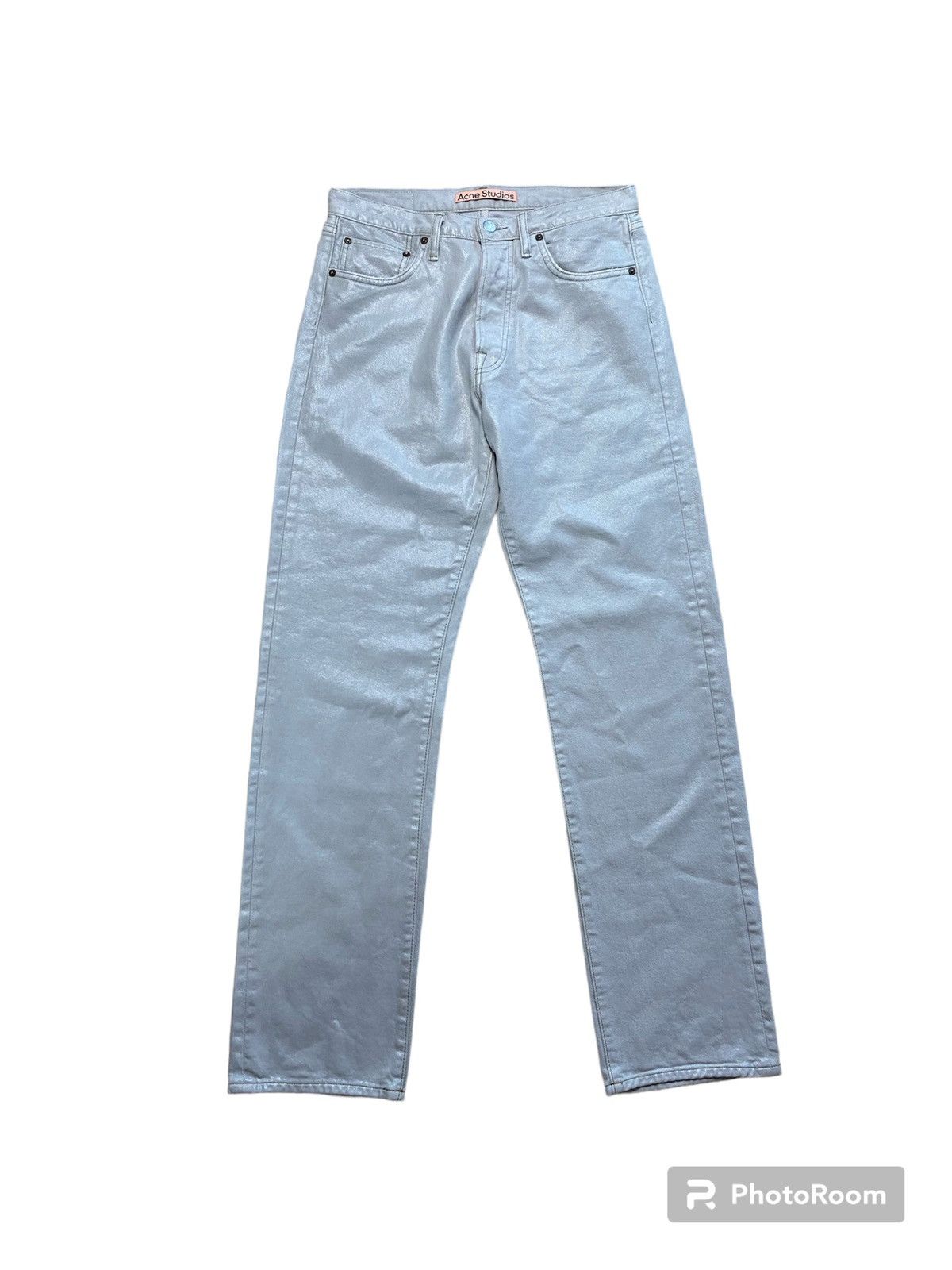 image of 1Of1 Sample Acne Studios 1996 Denim Pants Gray Glaze in Grey, Men's (Size 30)
