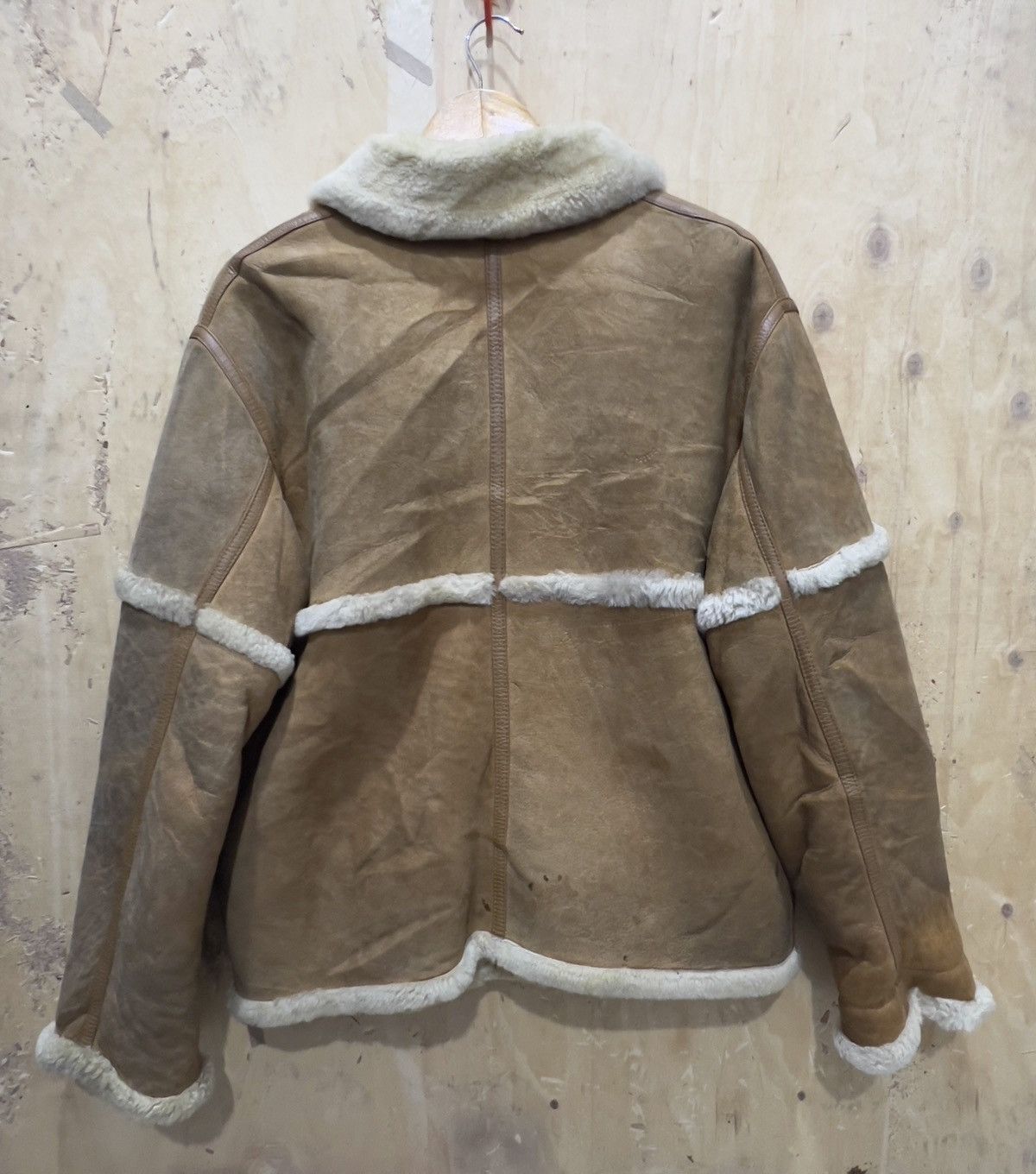 Vintage Very Rare Peyton Place Sport (PPFM) Sheapskin Leather Coat Size US M / EU 48-50 / 2 - 3 Thumbnail