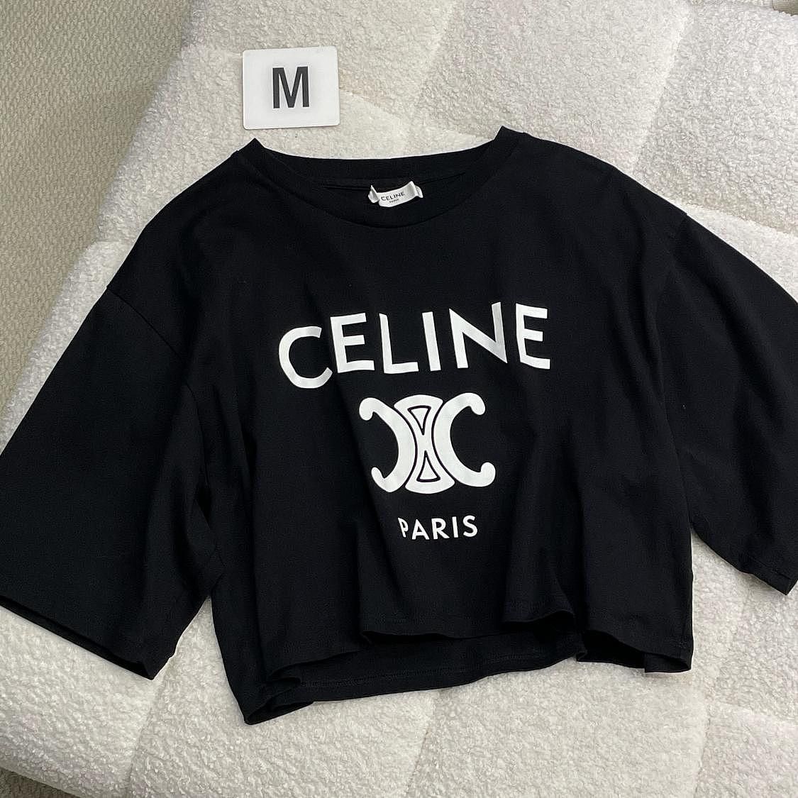 Celine Celine Triomphe Logo T-Shirt Size L Size L / US 10 / IT 46 - 1 Thumbnail