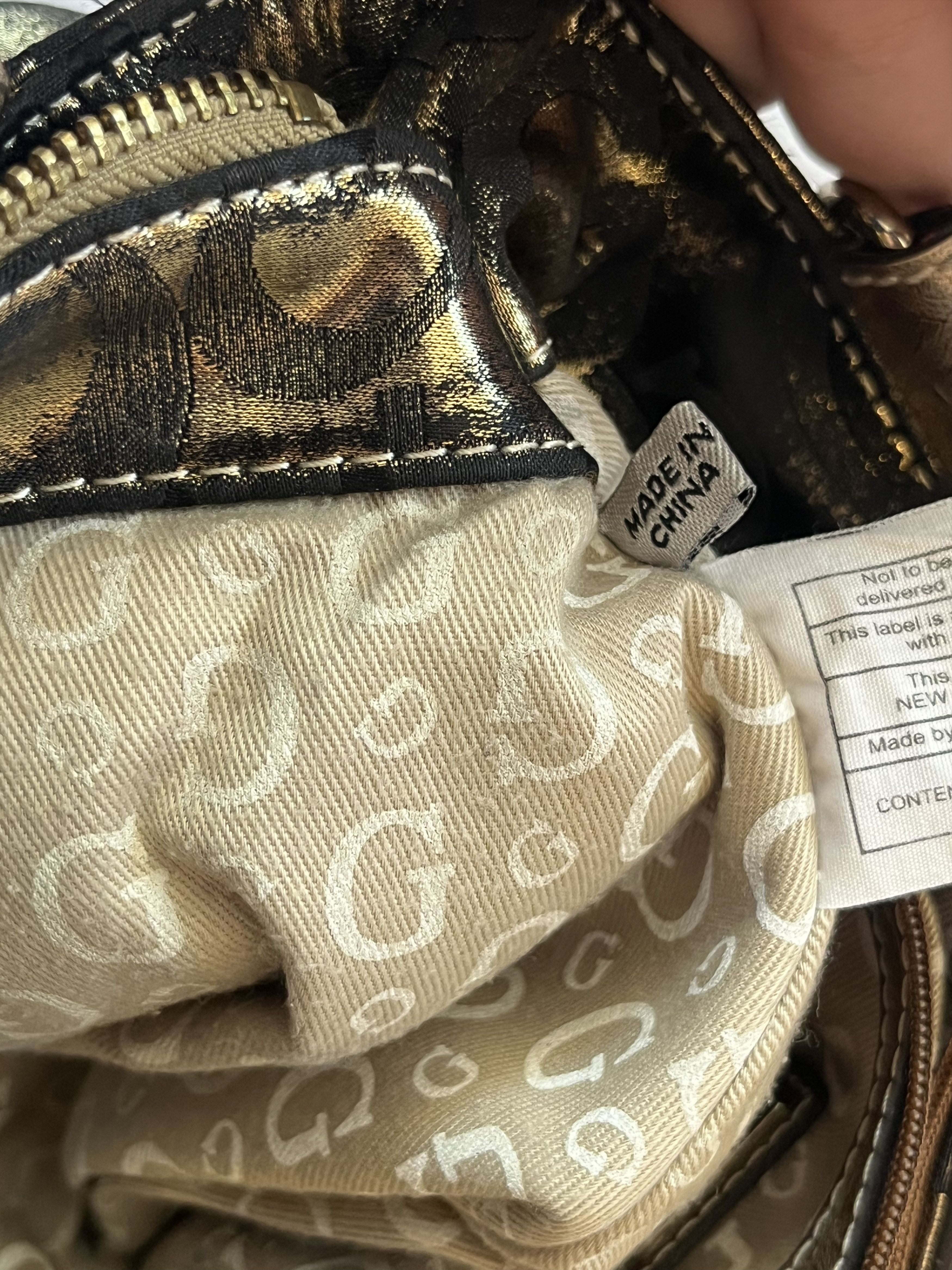 Guess Vintage Bag GUESS Y2K Style Monogram Multi Logo Metal Size ONE SIZE - 15 Thumbnail
