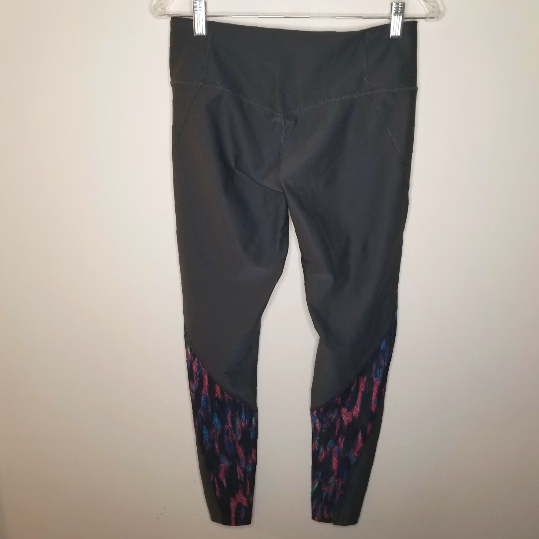 Nike Nike Leggings Women M Dri-Fit Gray Multicolor Full Length Womens Size 32" / US 10 / IT 46 - 4 Thumbnail