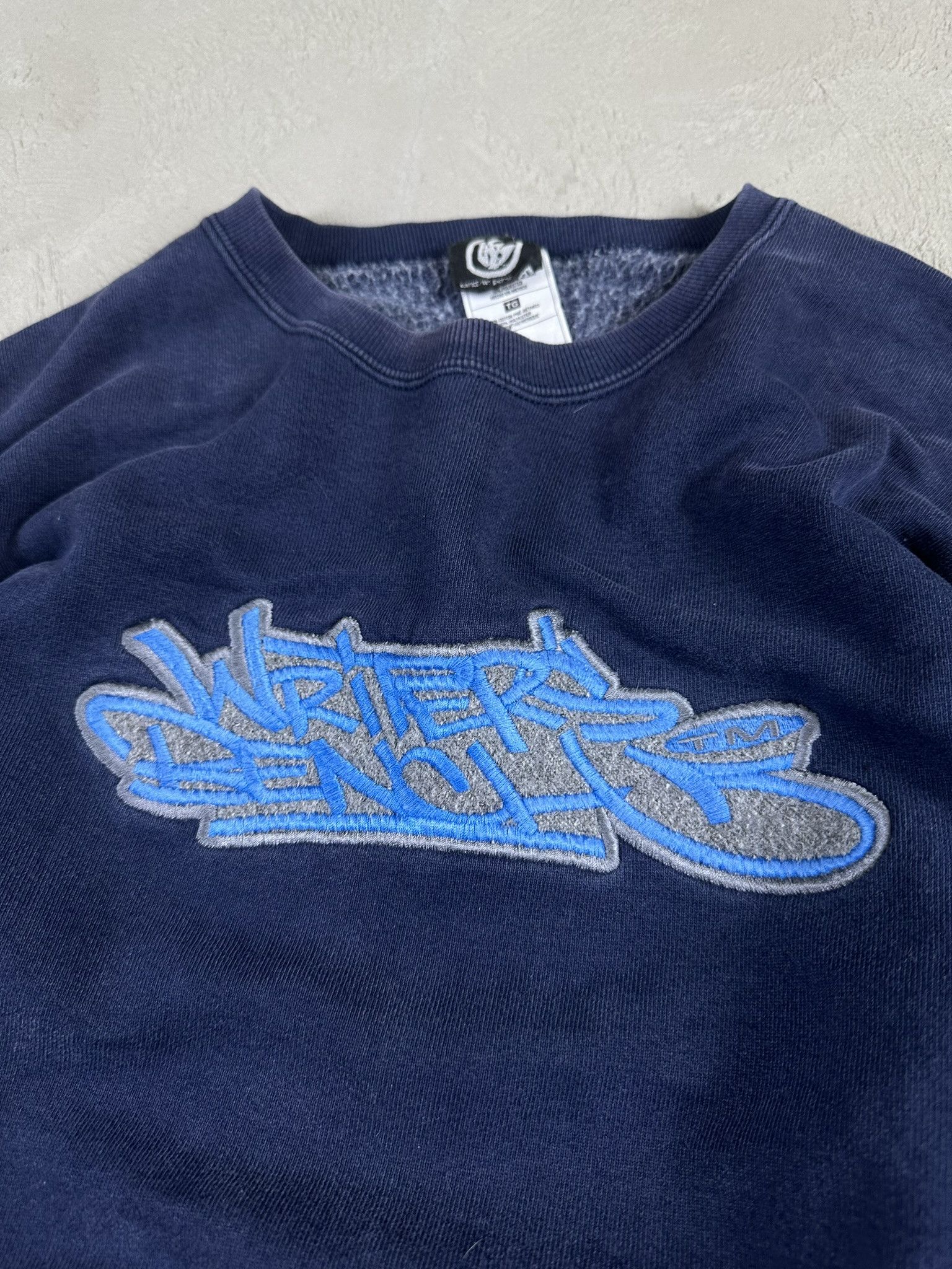 Vintage Vintage Y2k JNCO Style Writers Bench Hiphop Boxy Crewneck Size US XL / EU 56 / 4 - 8 Thumbnail