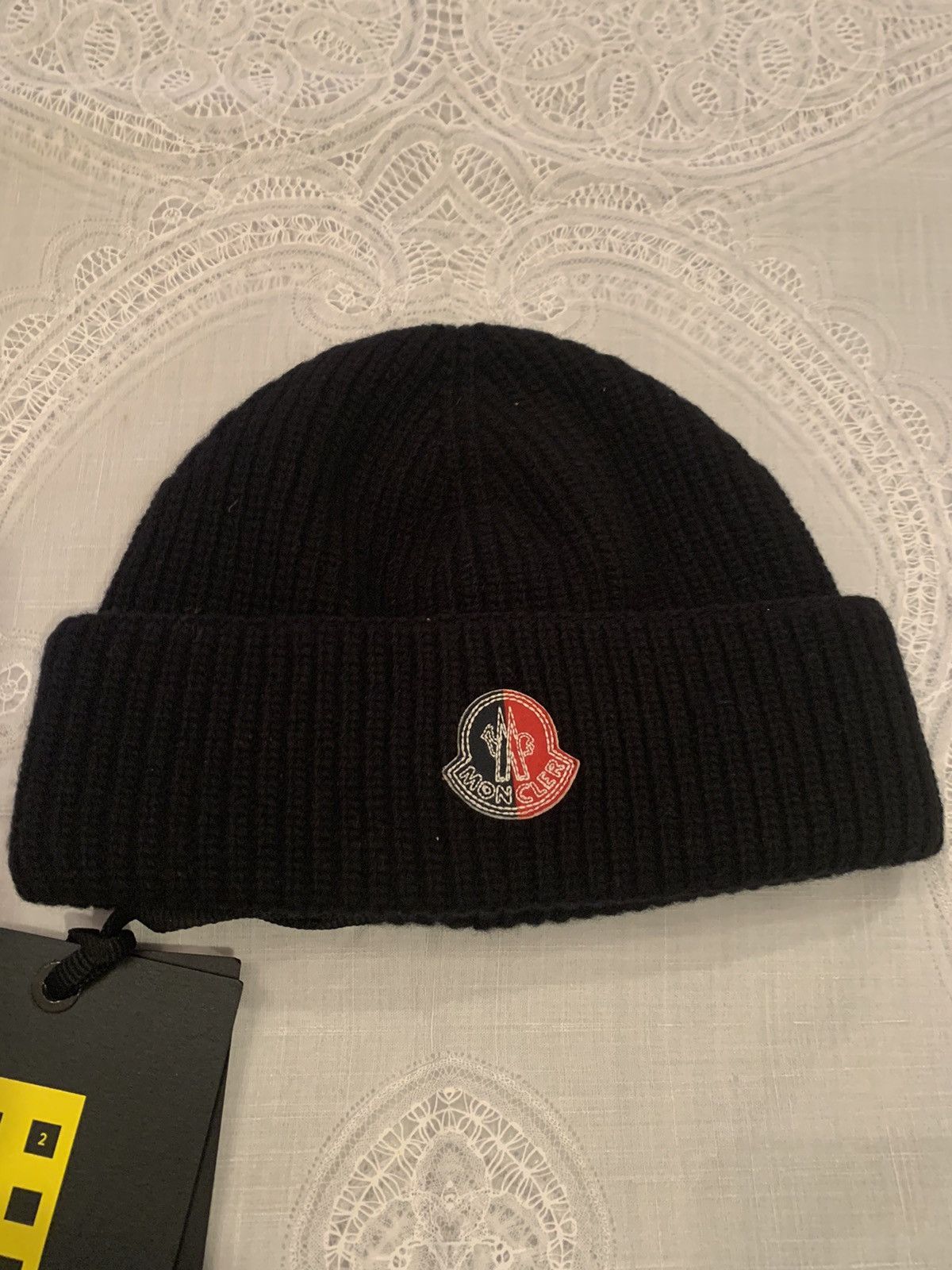 Moncler Moncler Ribbed knit Beanie Hat Size ONE SIZE - 2 Thumbnail