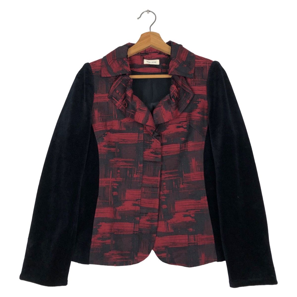 Japanese Brand 🔥Vintage Cropped Jacket Punk Design Poll Zone Size US M / EU 48-50 / 2 - 1 Thumbnail