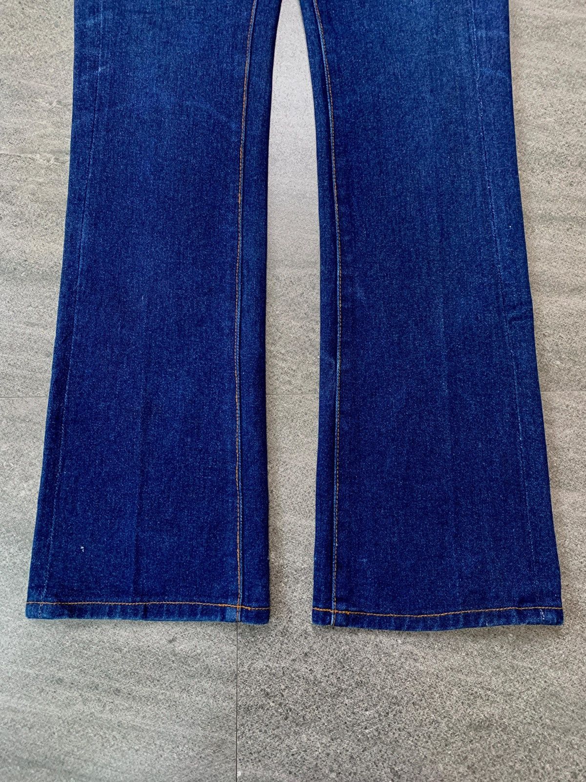W&LT FREE TAX! 2000s Elastic Flared Denim Jeans Size US 30 / EU 46 - 7 Thumbnail