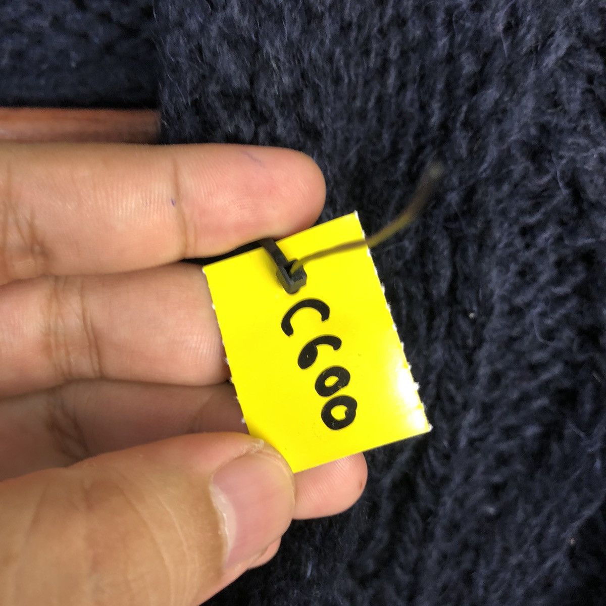 DL Ships Dark Blue Cardigan cable Knitwear #C600