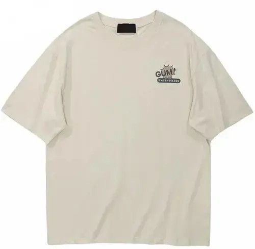 Other Japanese Style Beige Printed T-shirt Tee Short Sleeve Size US M / EU 48-50 / 2 - 3 Thumbnail