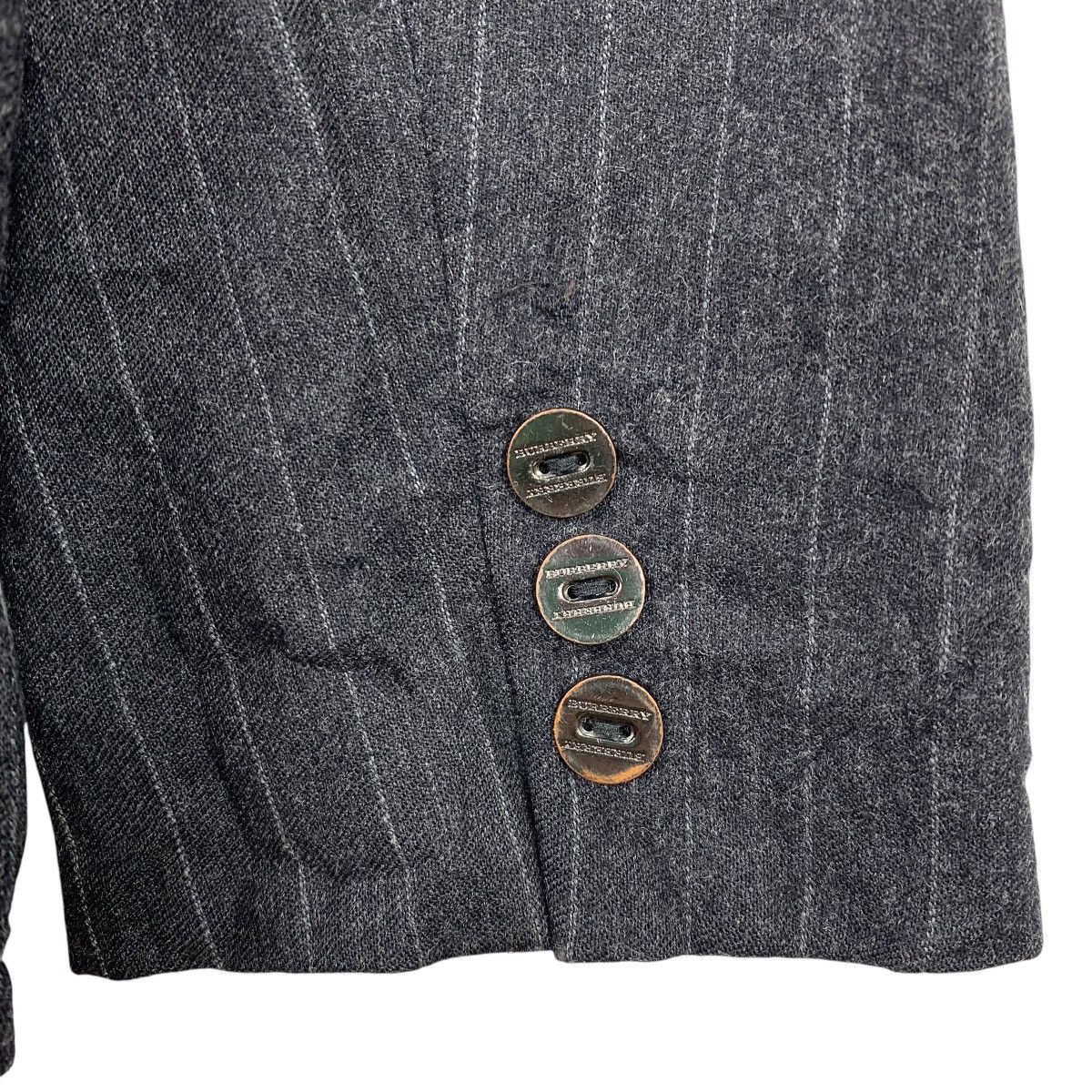 Burberry BURBERRY London Casualwear Designer Stripes Wool Blazer Coat Size S / US 4 / IT 40 - 7 Thumbnail