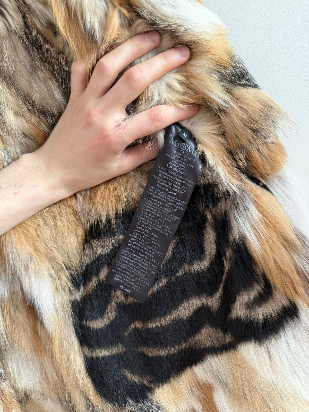 MR & MRS ITALY Mr & Mrs Italy Army Fox Coyote Rabbit Fur Parka Size M / US 6-8 / IT 42-44 - 4 Thumbnail