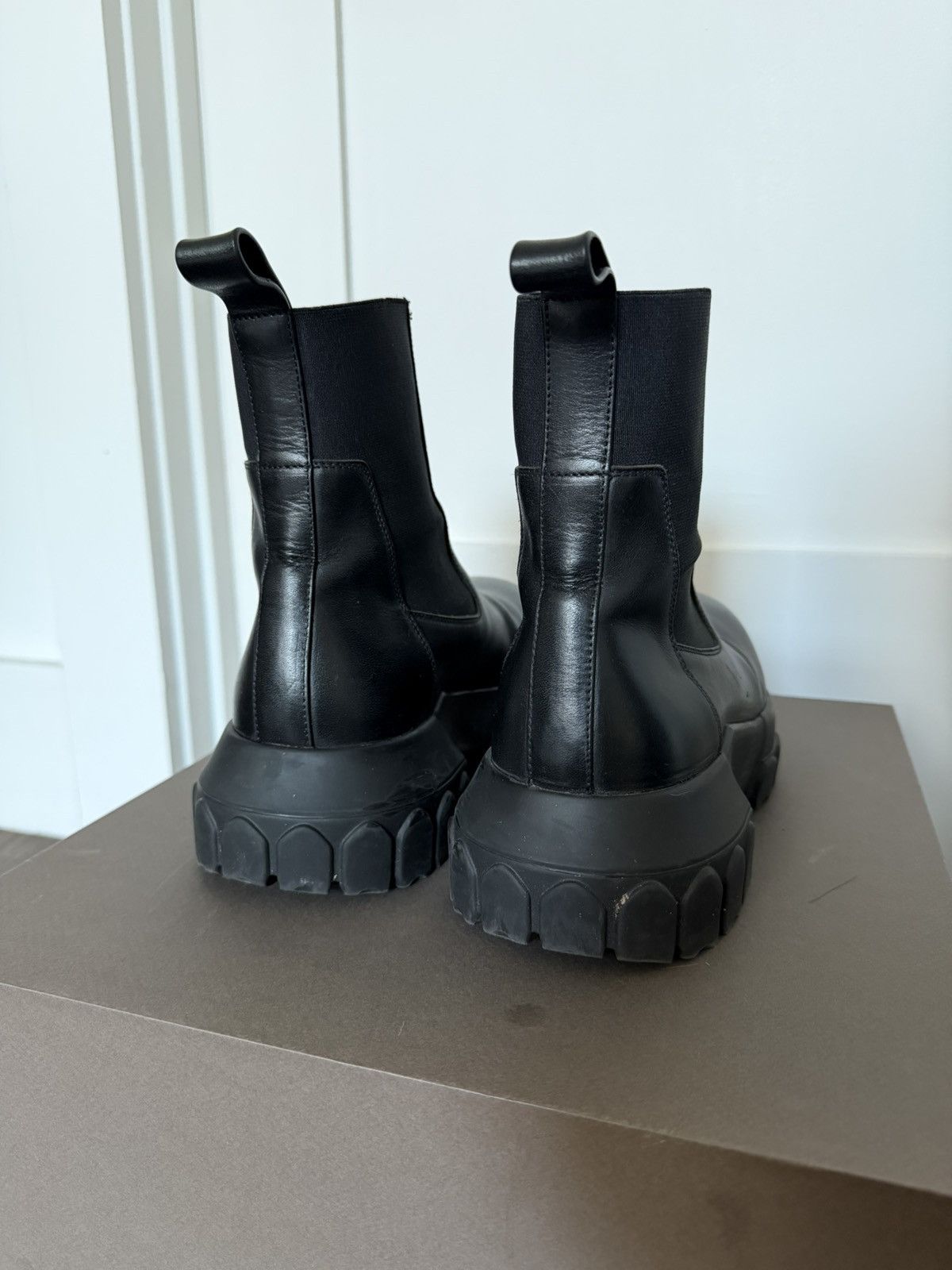 Rick Owens Rick Owens Beatle Bozo Tractor Boots Black Size US 6 / IT 36 - 2 Thumbnail