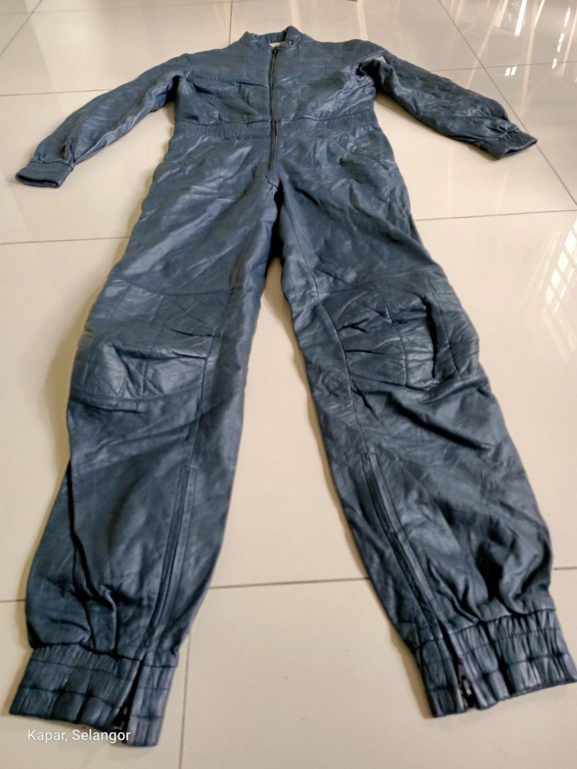 Dainese Vintage dainese leather jumpsuit motorcycle cafe racer Size US 32 / EU 48 - 2 Thumbnail