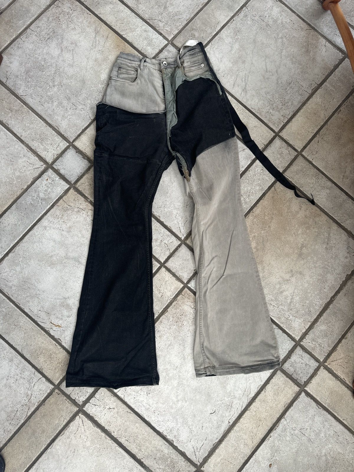 Rick Owens Drkshdw Rick Owen’s Drkshdw Bolan Jeans Size US 31 - 1 Thumbnail