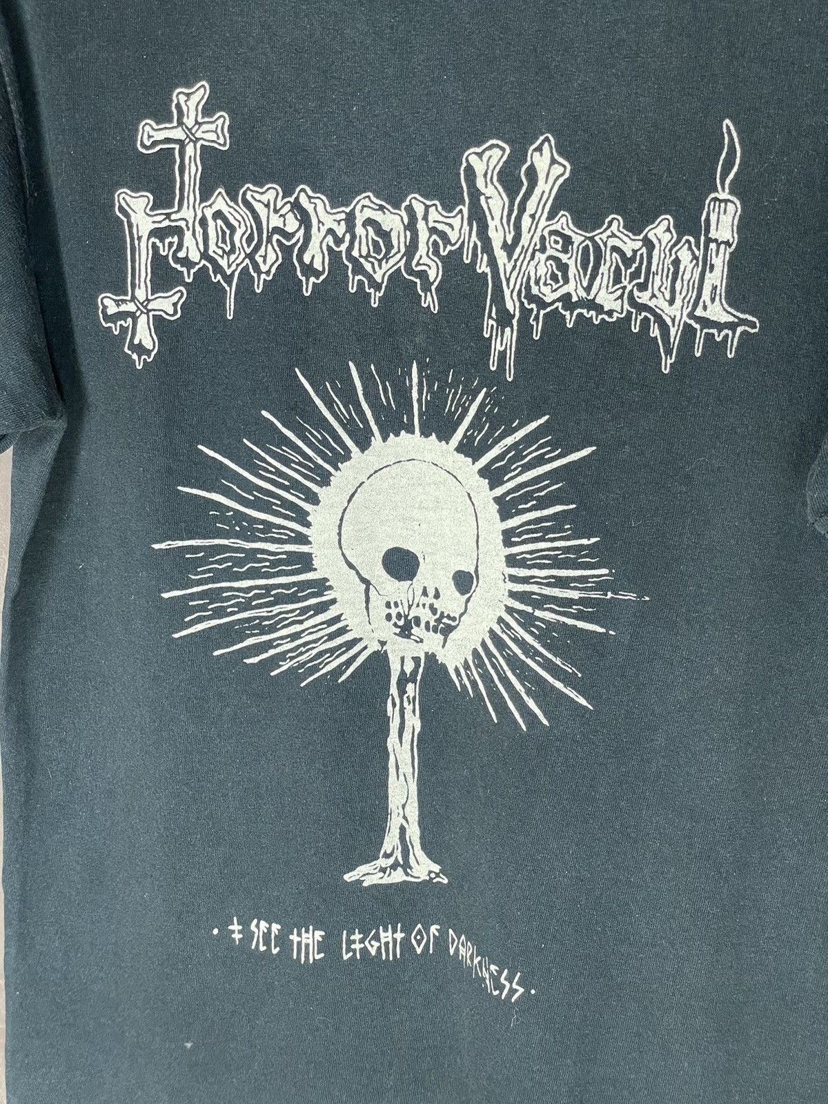 Band Tees × Vintage VINTAGE HORROR VACUI HORROR GOTH SKULL Y2K T Shirt Size US S / EU 44-46 / 1 - 8 Thumbnail