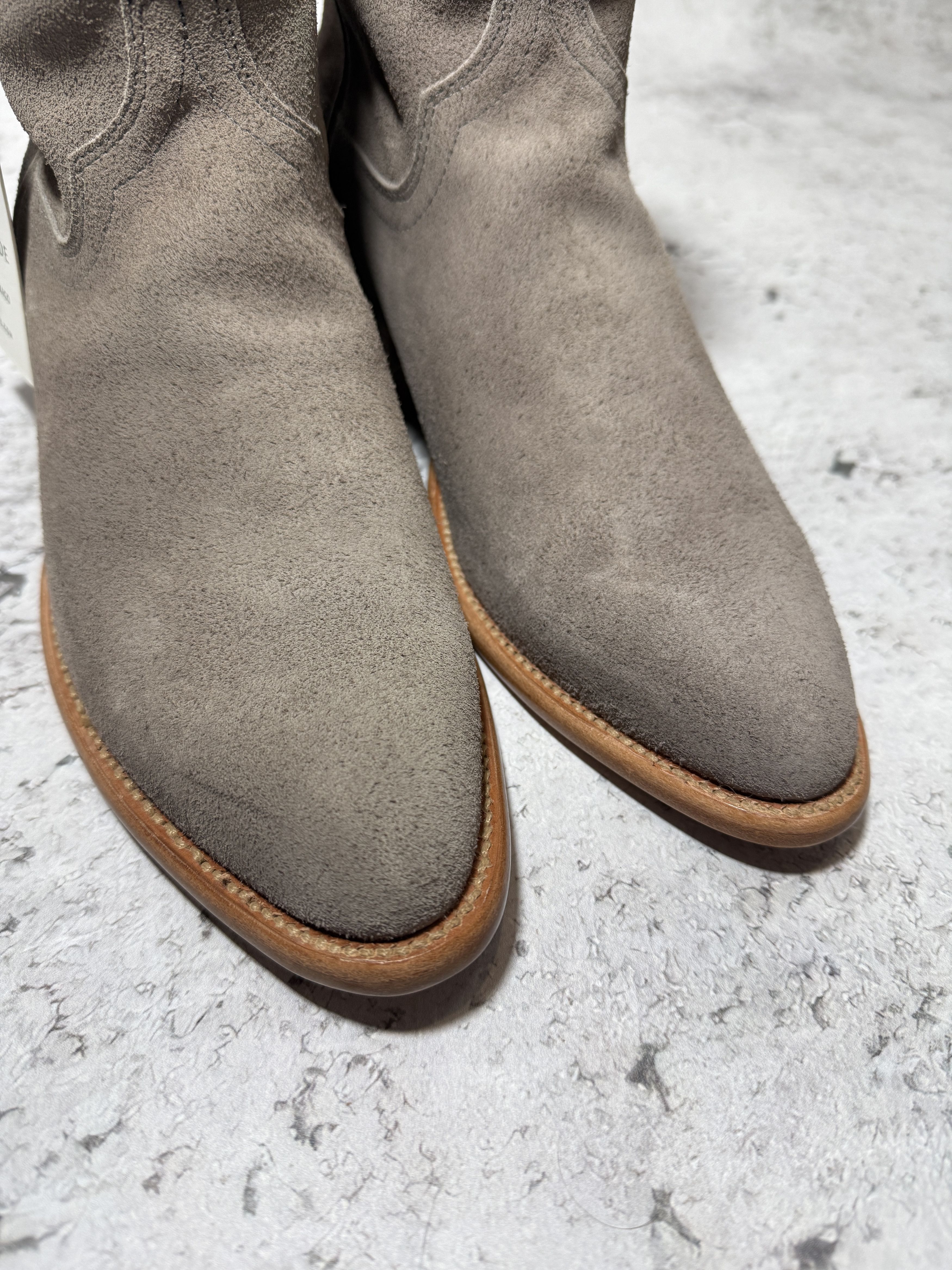 Tecovas Tecovas The Lucy Women’s Western Boots Gray Suede Size 10B Size US 10 / IT 40 - 10 Thumbnail