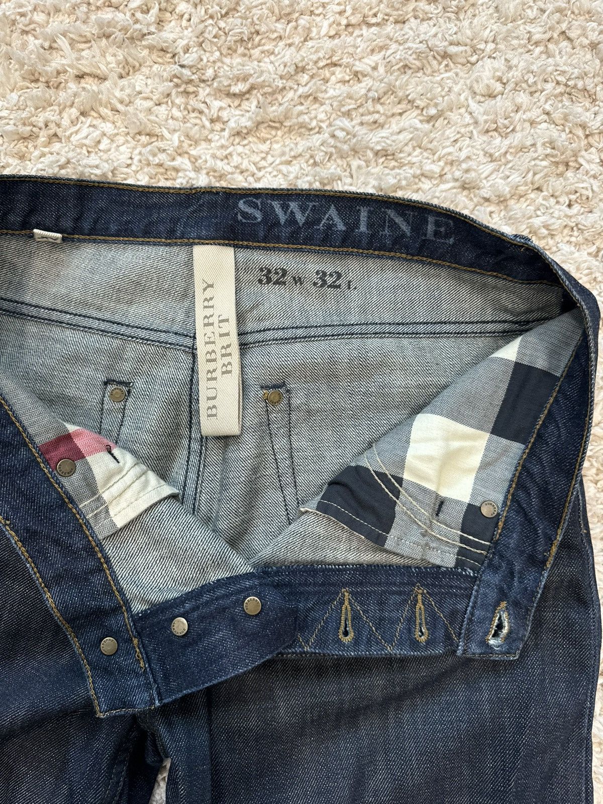 Burberry Burberry Brit Swaine Jeans – Indigo – Size 32 Size US 32 / EU 48 - 6 Thumbnail