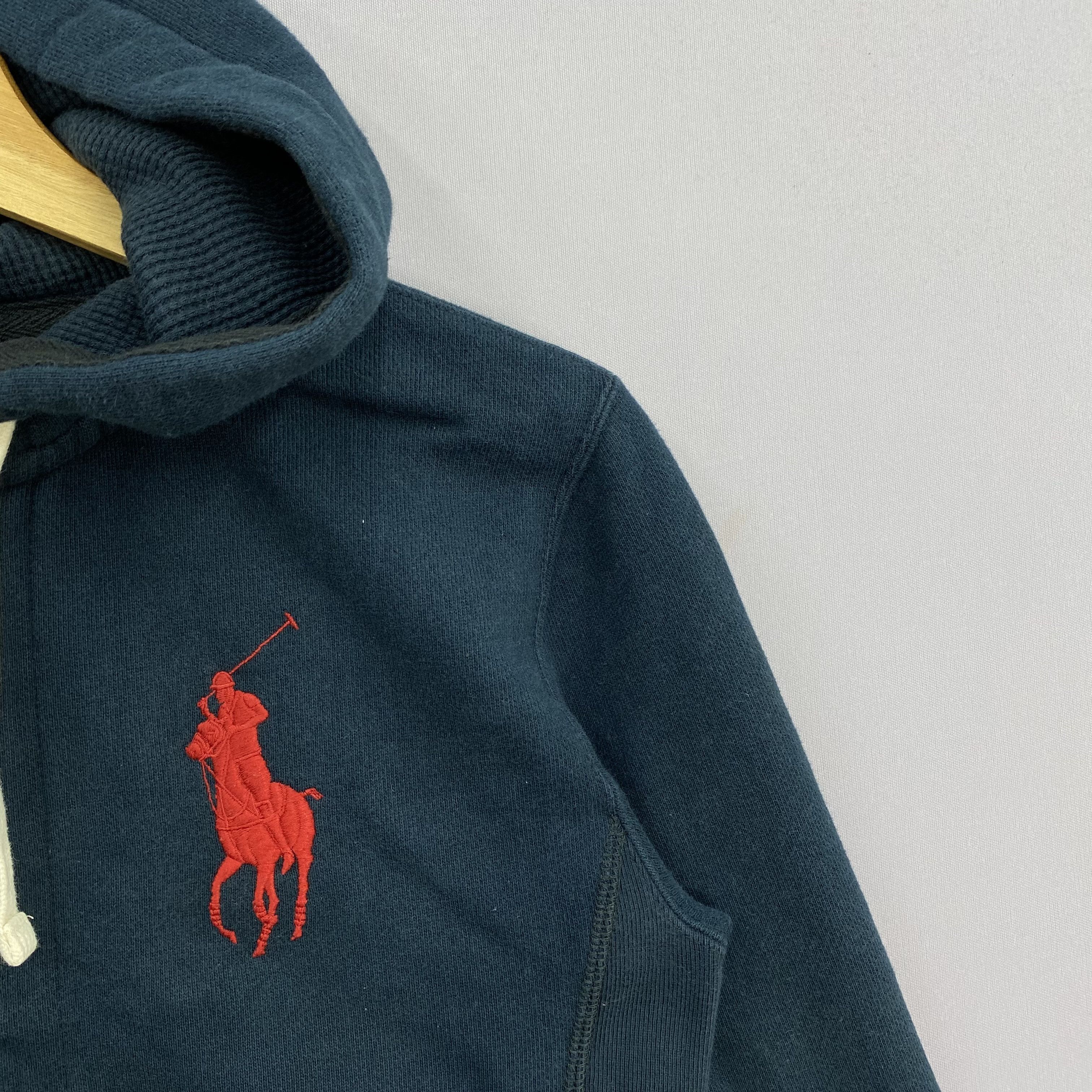 Polo Ralph Lauren Vintage Polo Ralph Lauren Red Pony Full Zip Hoodie Sweater Size US S / EU 44-46 / 1 - 5 Thumbnail