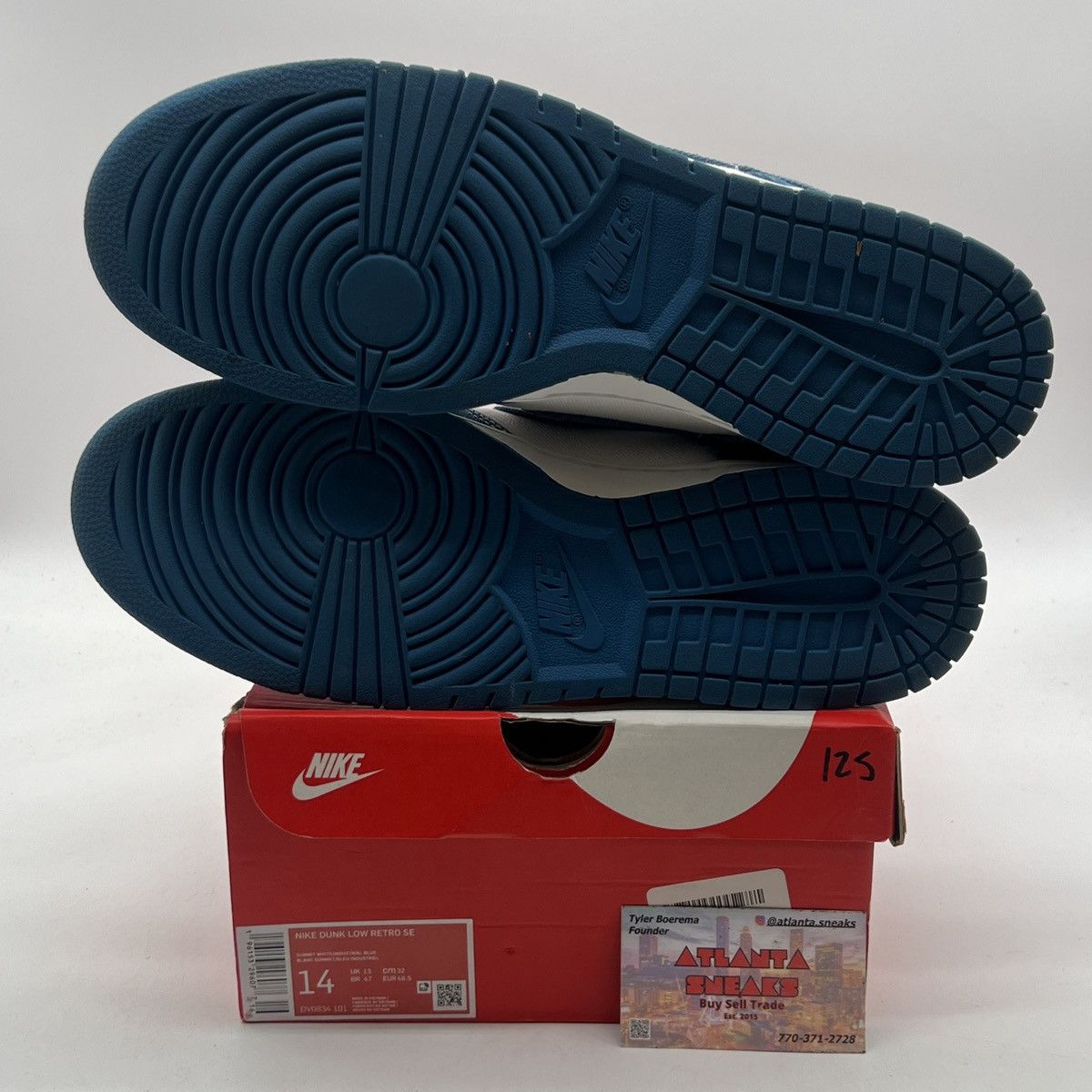 Nike Nike dunk low Sashiko industrial blue Size US 14 / EU 47 - 8 Thumbnail