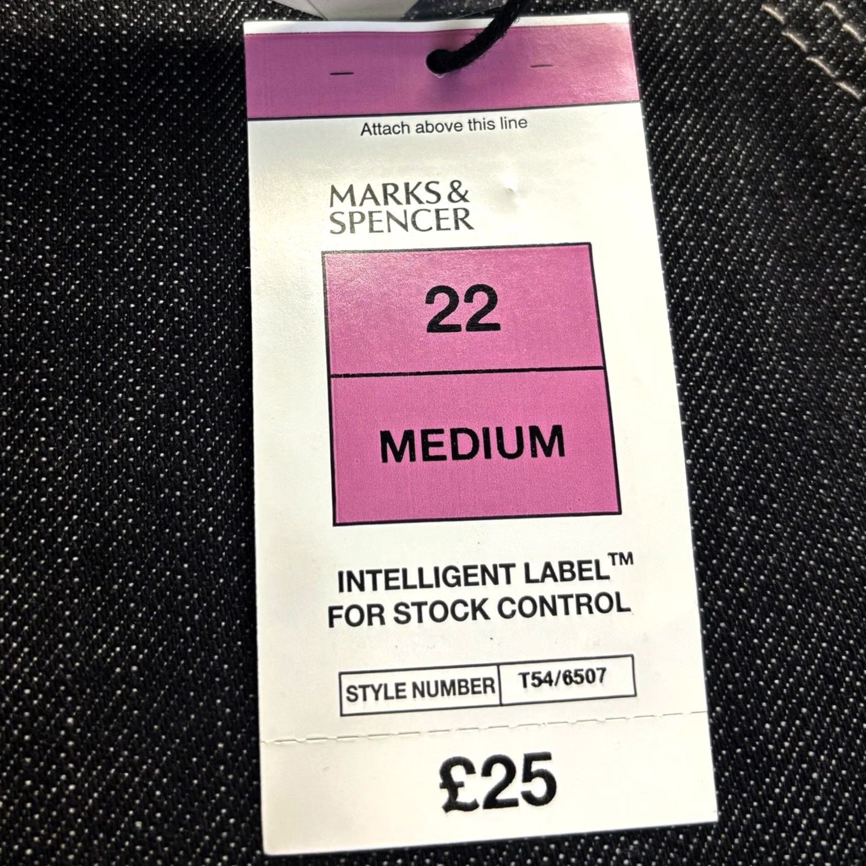 Marks & Spencer Marks & Spencer Bootcut Jeans Women UK22 L32 Black New With Tags Size 40" / US 18 - 5 Thumbnail