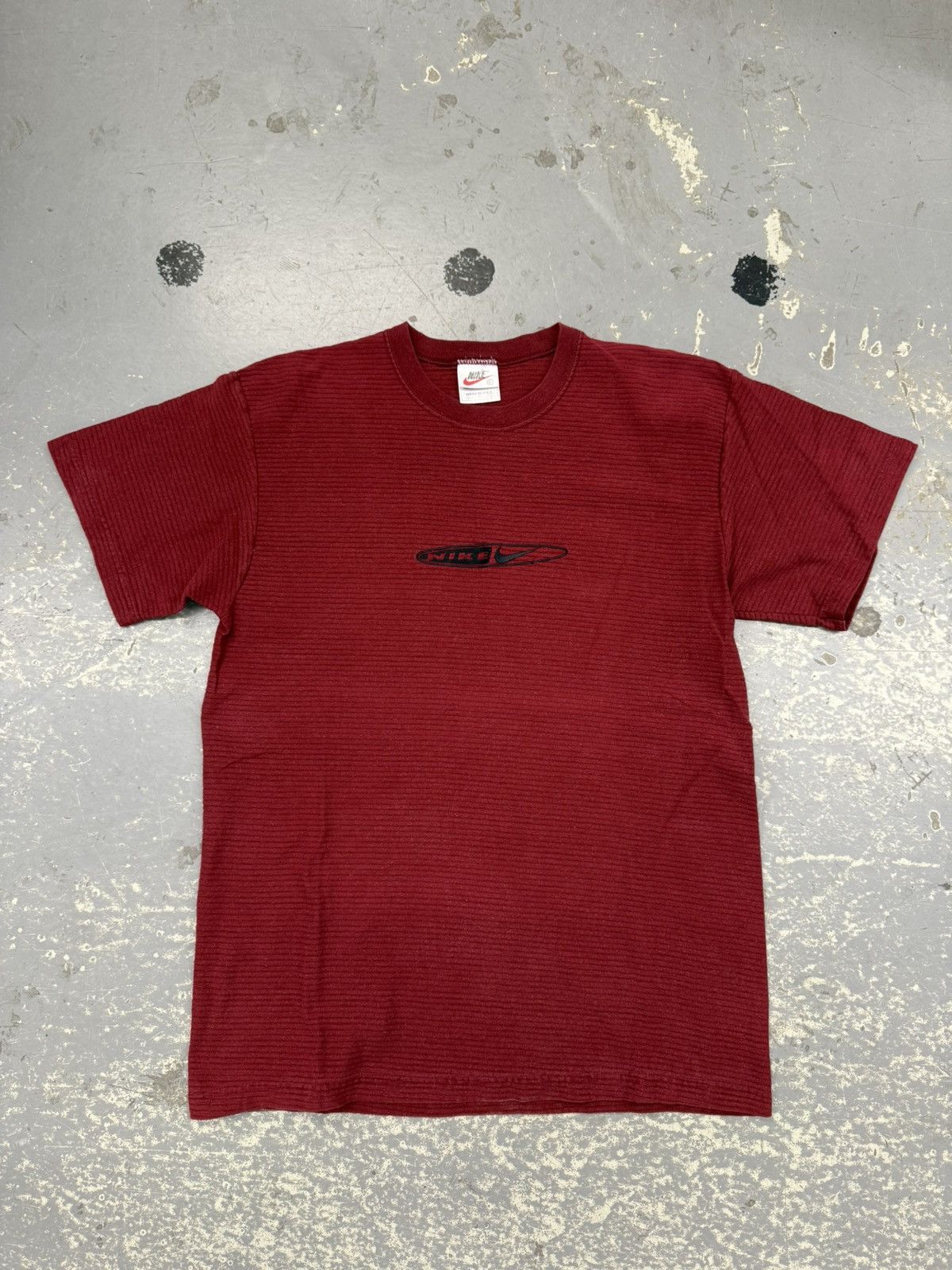 Nike × Vintage VINTAGE NIKE CENTRAL LOGO T-SHIRT 80s 90s Size US L / EU 52-54 / 3 - 1 Thumbnail