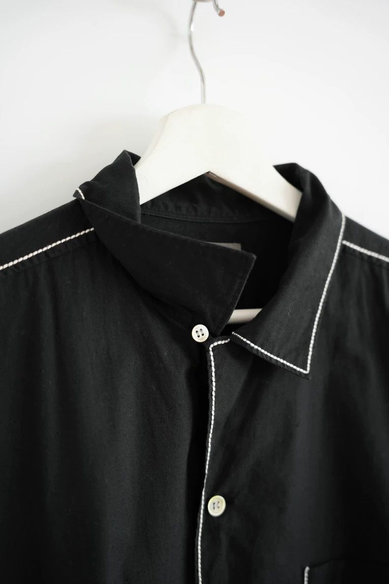 Yohji Yamamoto Yohji Yamamoto 92ss Cuban Collar Open Line Shirt 2506-Nexta Size US M / EU 48-50 / 2 - 5 Thumbnail
