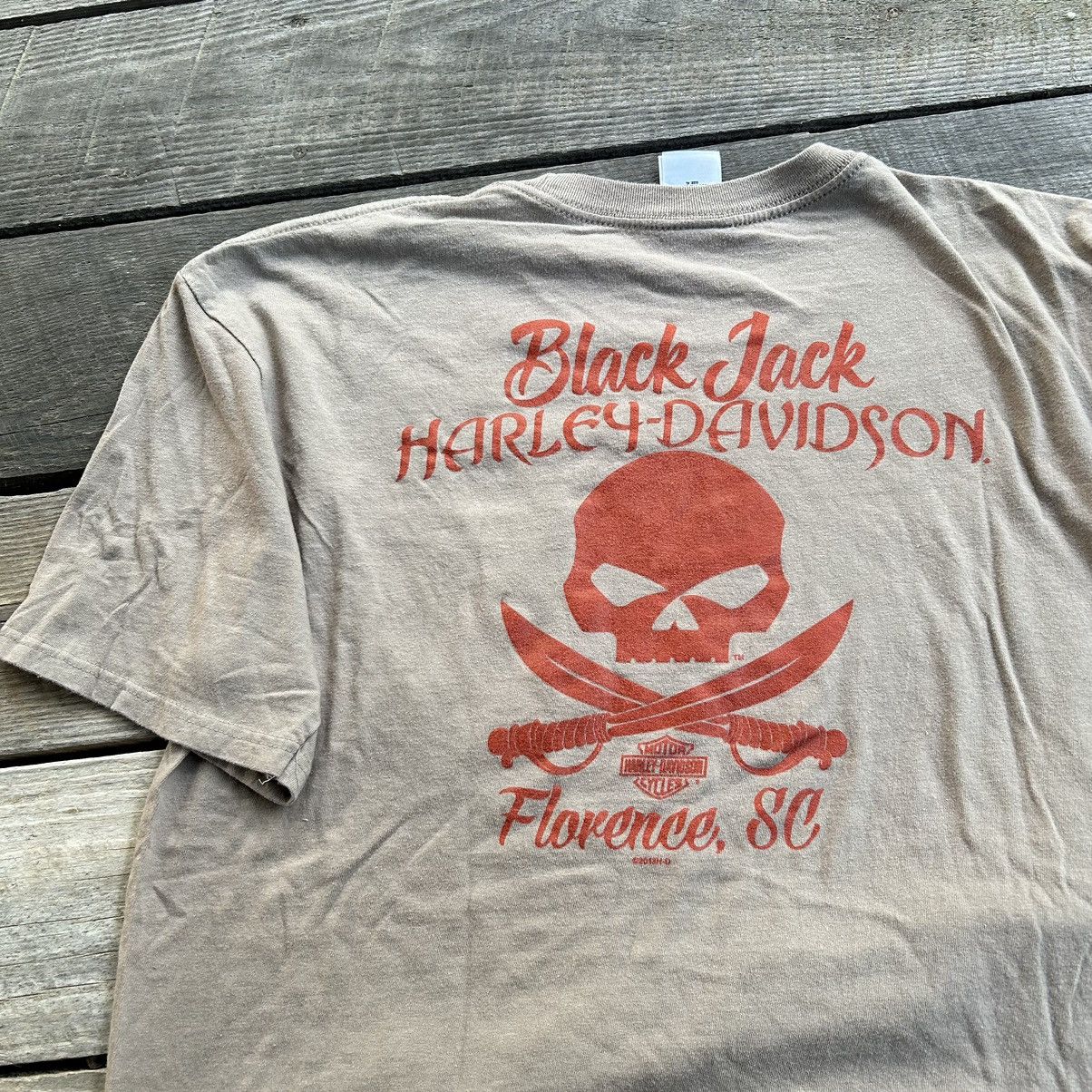 Harley Davidson Vintage Y2K Harley Davidson Pirate Skull Graphic T Shirt Size US XL / EU 56 / 4 - 1 Thumbnail