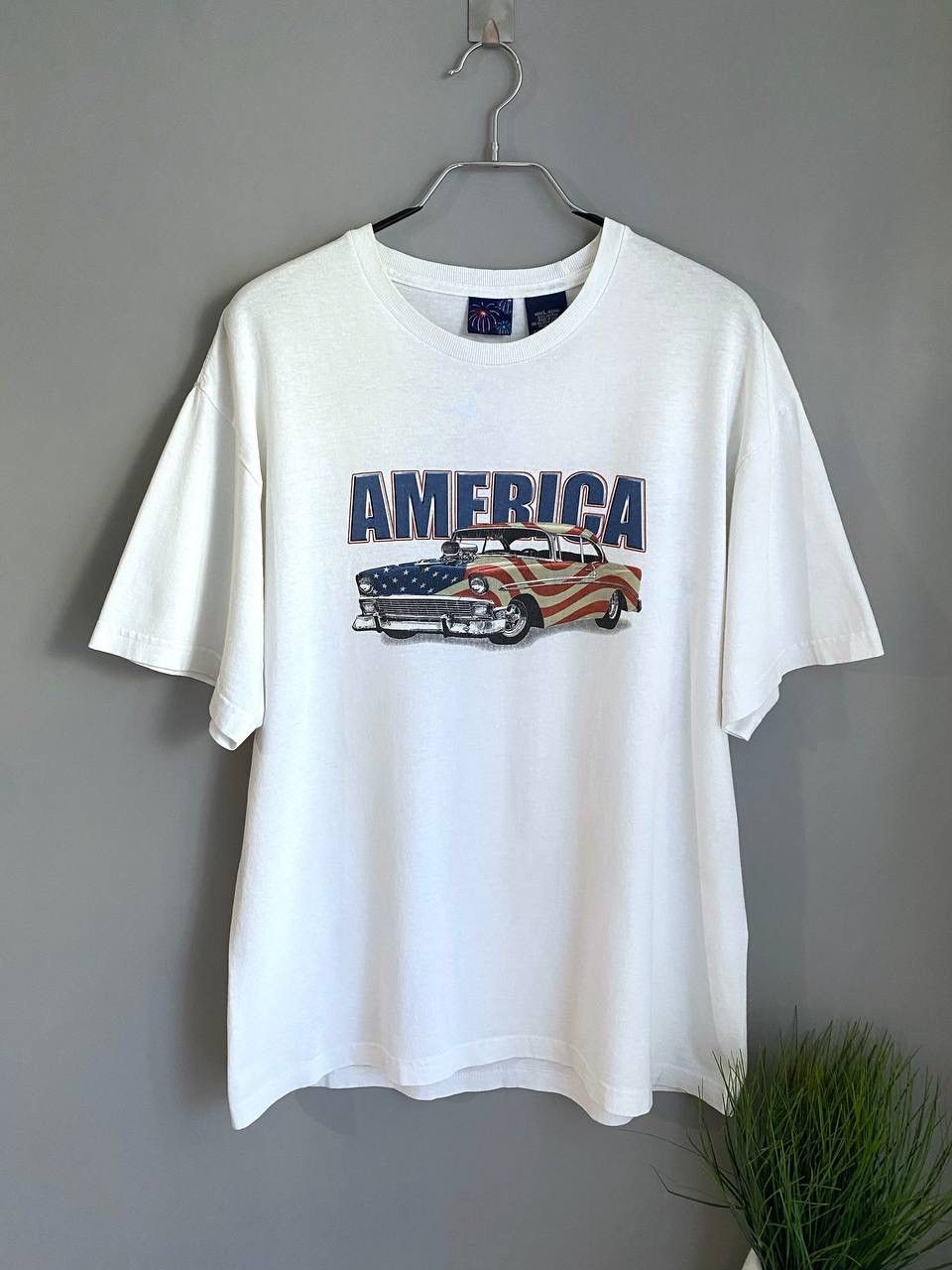 Vintage Vintage American T-Shirt 90s Chevrolet Bel Air Print, Size L Size US L / EU 52-54 / 3 - 1 Thumbnail