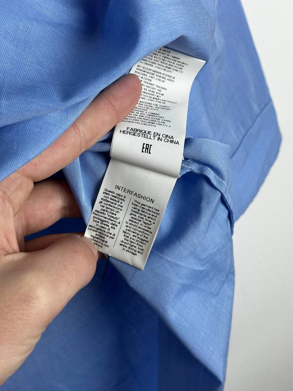 Other HIGH USE by Claire Campbell Blue Luxury Blouse Oversized Size M / US 6-8 / IT 42-44 - 13 Thumbnail