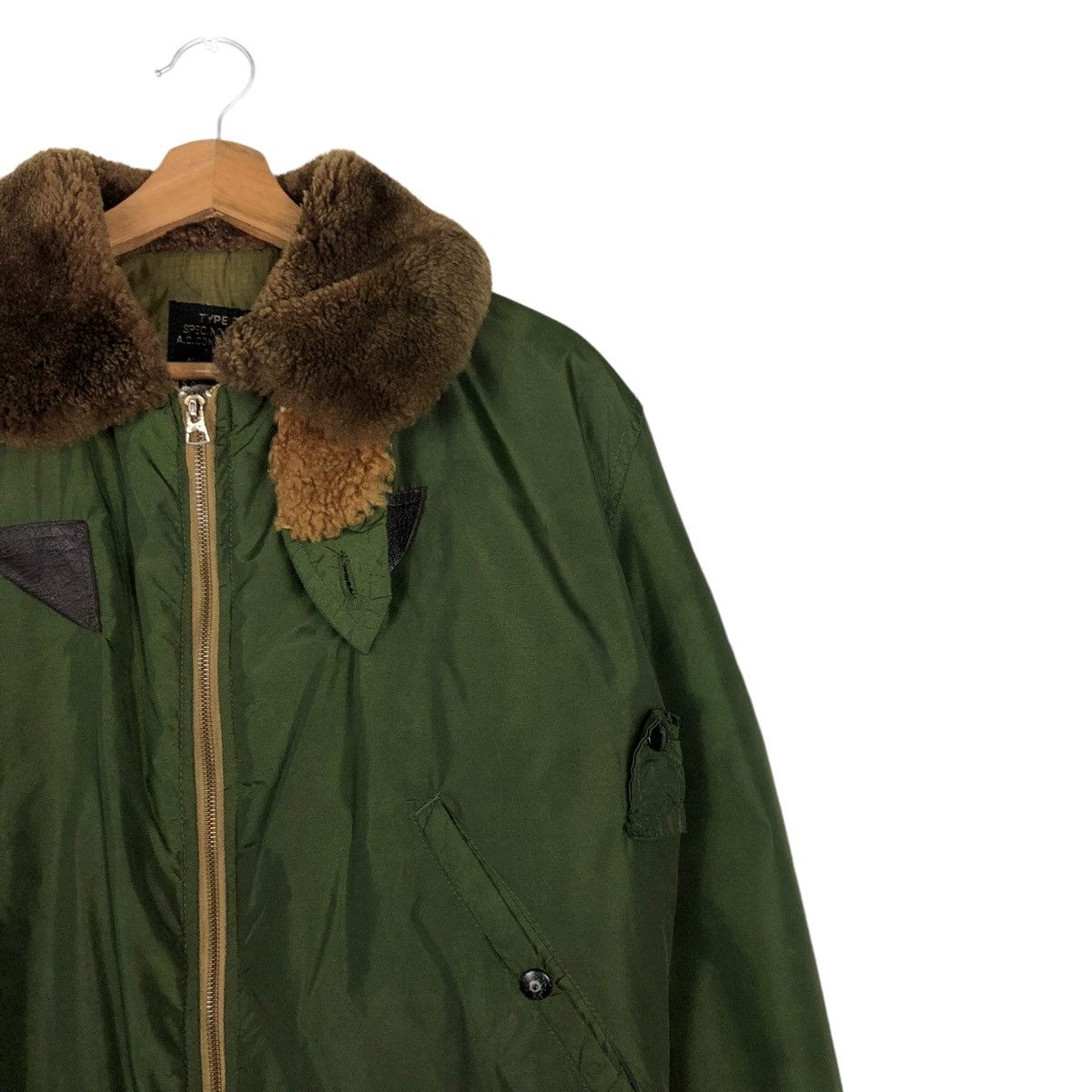 Avirex 🔥VINTAGE 70’s AVIREX USA BOMBER JACKET MINK FUR COLLAR Size US M / EU 48-50 / 2 - 6 Thumbnail