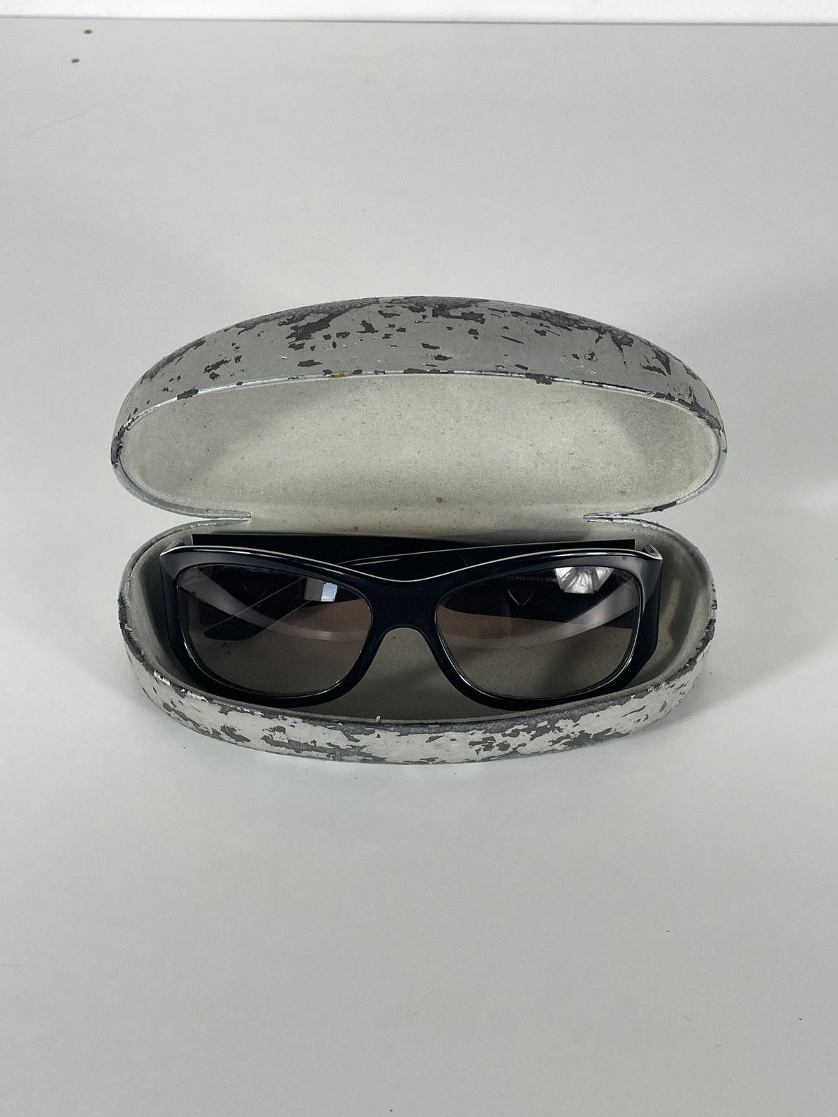 Designer × Dior × Vintage Black vintage retro y2k 00s heart big logo sunglasses Dior Size ONE SIZE - 10 Thumbnail