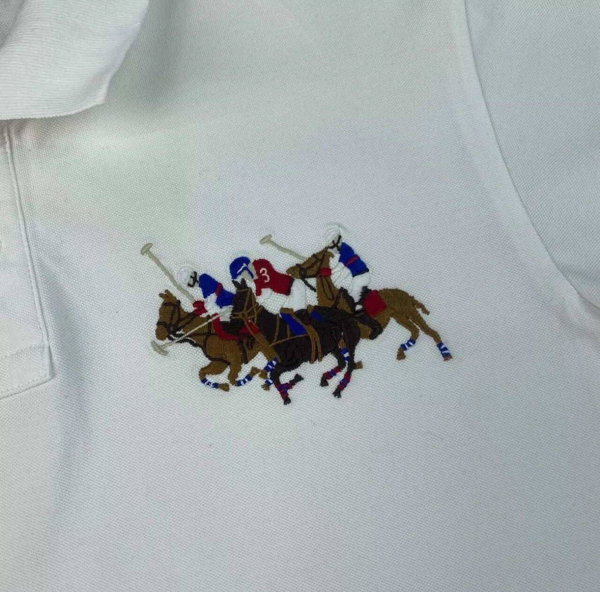 Designer × Polo Ralph Lauren POLO RALPH LAUREN Men's Classic Fit Triple Pony Embroidered Size US L / EU 52-54 / 3 - 11 Thumbnail