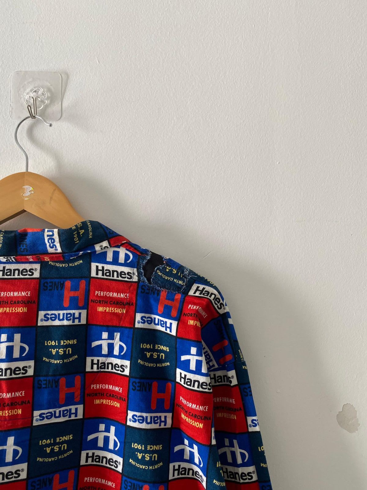 Hanes 90’s Hanes Fullprint Button Shirt Size US L / EU 52-54 / 3 - 9 Thumbnail