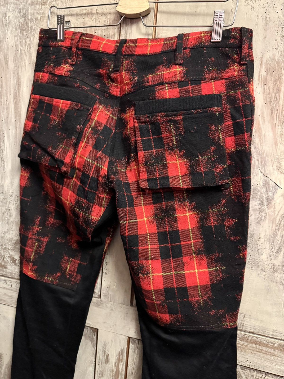 Yohji Yamamoto yohji yamamoto grunge check pants 3 jp Size 27" / US 4 / IT 40 - 8 Thumbnail