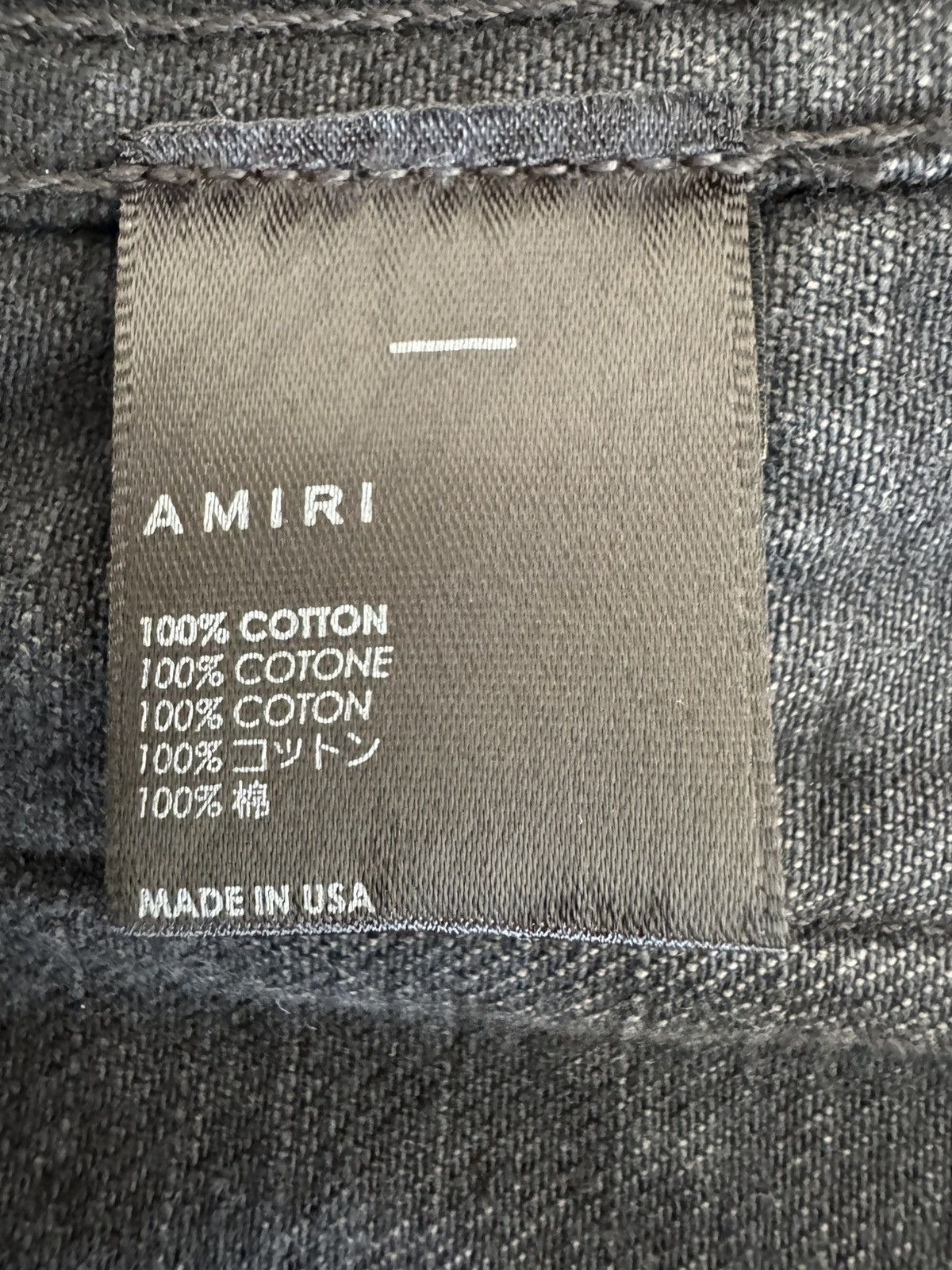 Amiri AMIRI Distressed Denim Jacket, Size L. Size US L / EU 52-54 / 3 - 8 Thumbnail