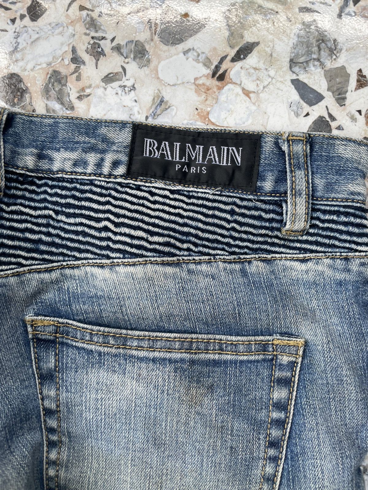 Balmain Balmain Biker Jeans Size US 30 / EU 46 - 10 Thumbnail