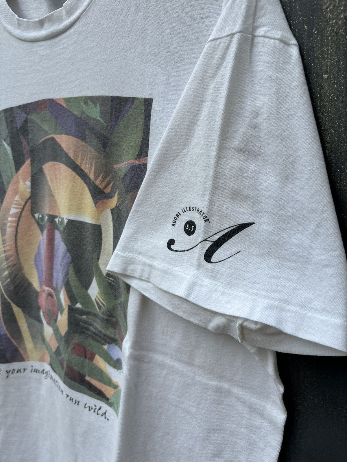 Vintage RARE! Vintage 90’s Art Adobe Illustrator Promo Animal Size US XL / EU 56 / 4 - 6 Thumbnail